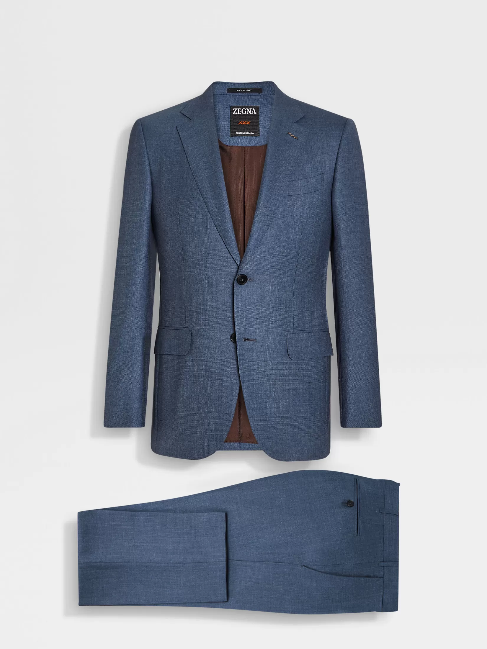 Best Sale Abito in Lana Centoventimila Blu Avio Scuro Abiti