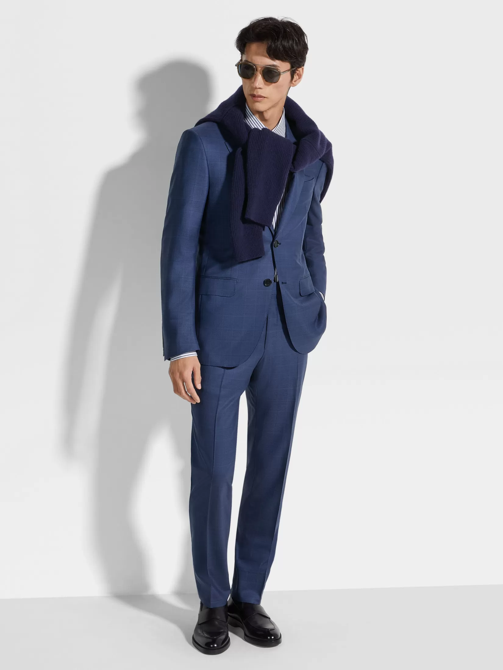 Clearance Abito in Lana Centoventimila Utility Blue Abiti