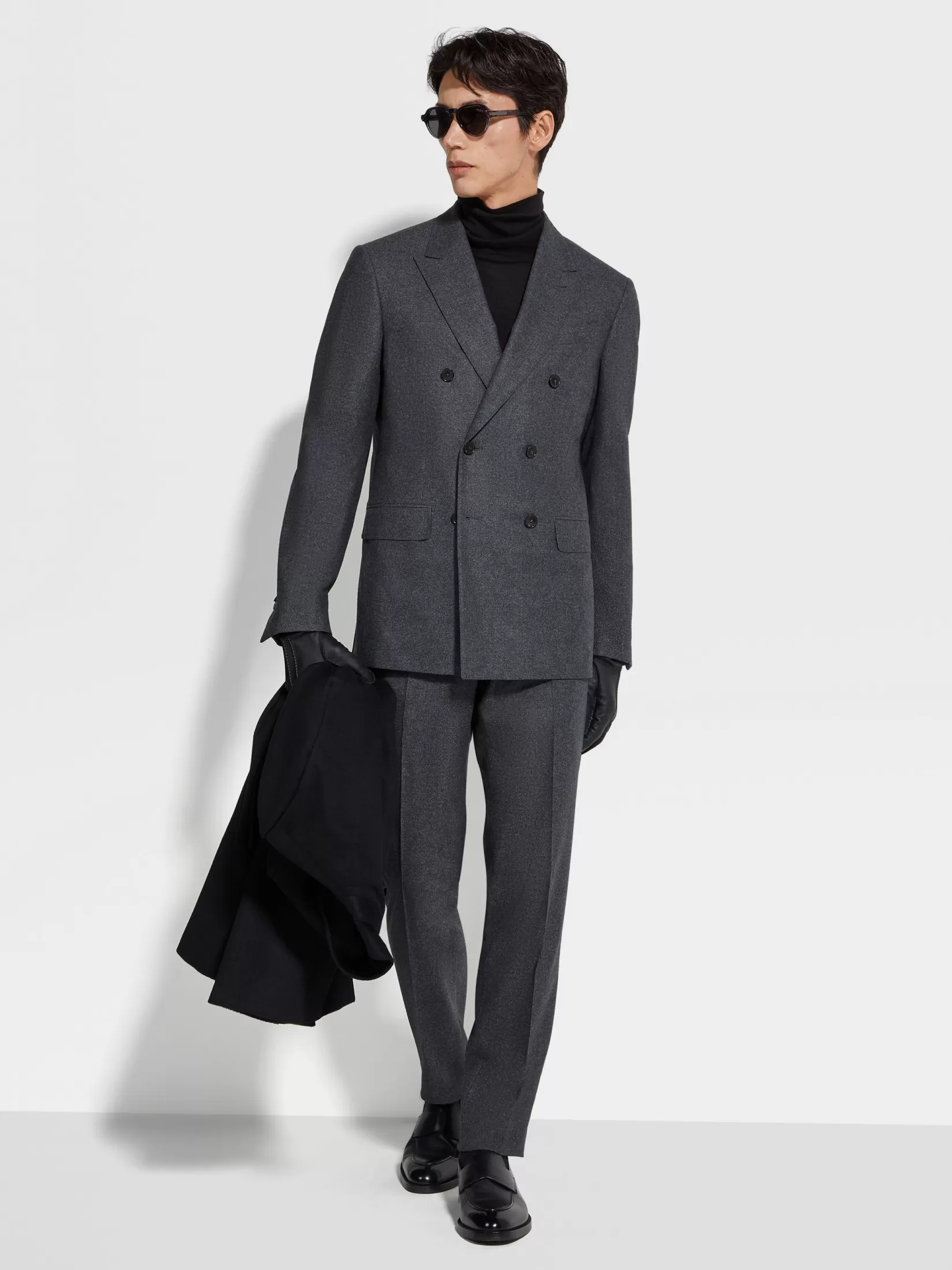Cheap Abito in Lana 15milmil15 Seta e Cashmere Grigio Scuro Abiti