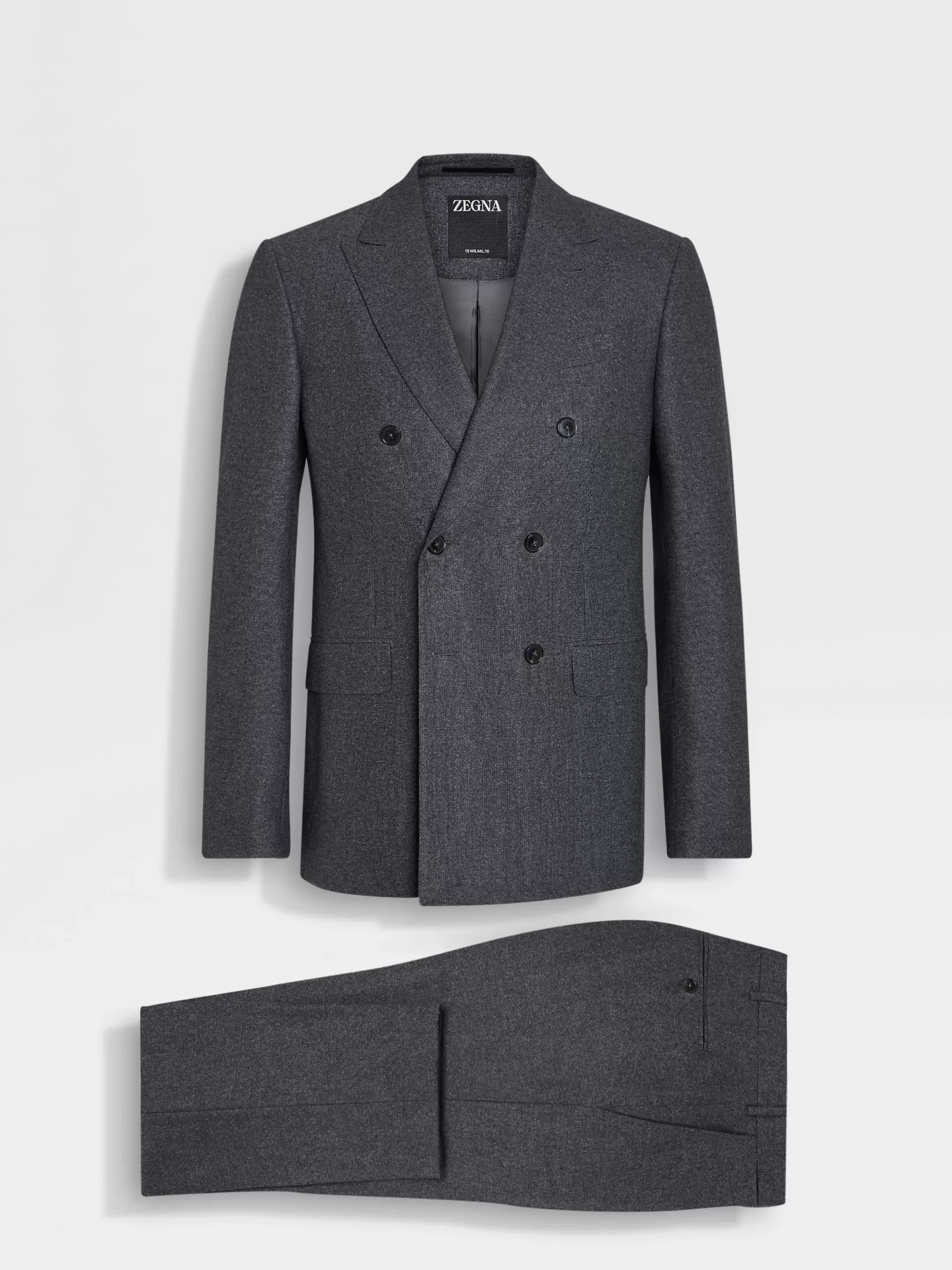 Cheap Abito in Lana 15milmil15 Seta e Cashmere Grigio Scuro Abiti