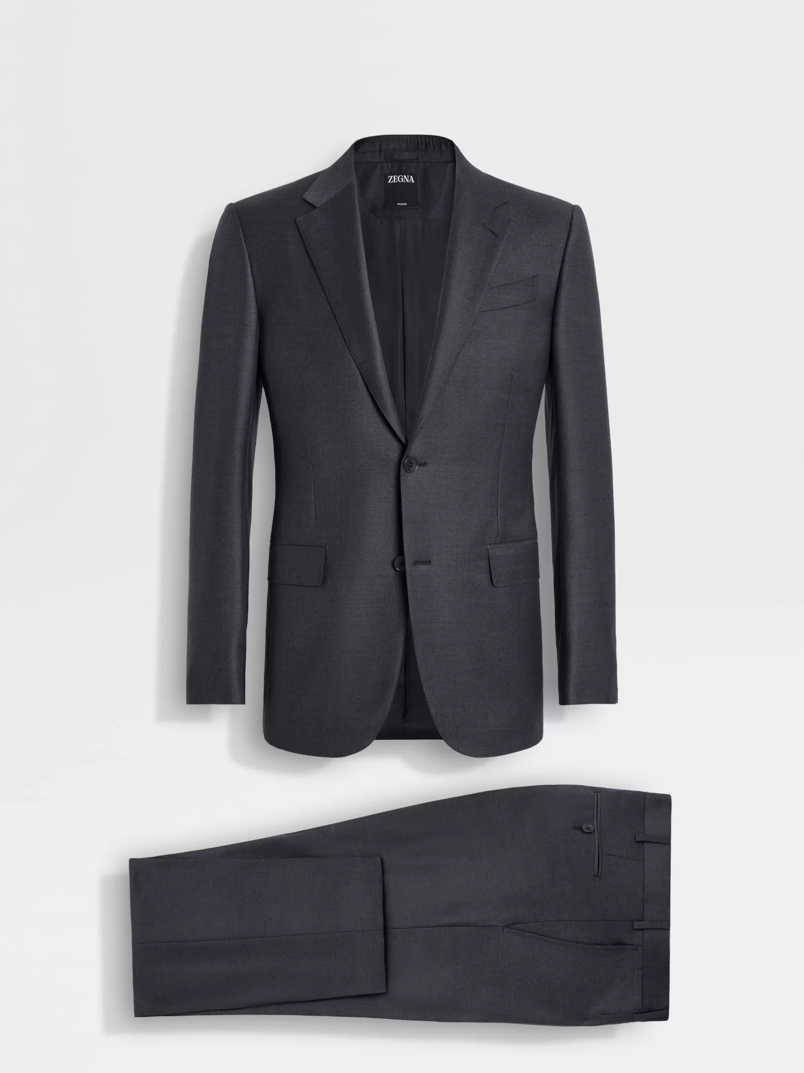 Cheap Abito in Lana Trofeo™ Grigio Scuro Abiti