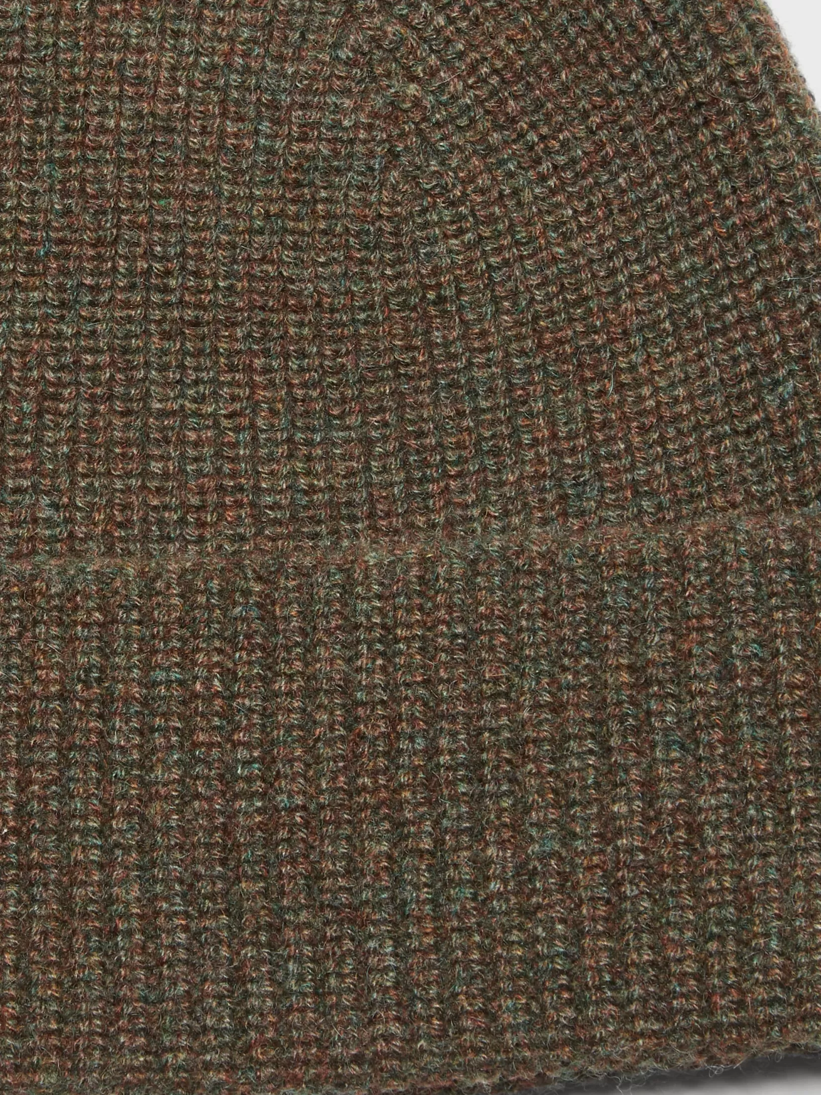 Sale Berretto in Oasi Cashmere Verde Militare Multimélange Morbidi Accessori | Guanti, Sciarpe E Cappelli