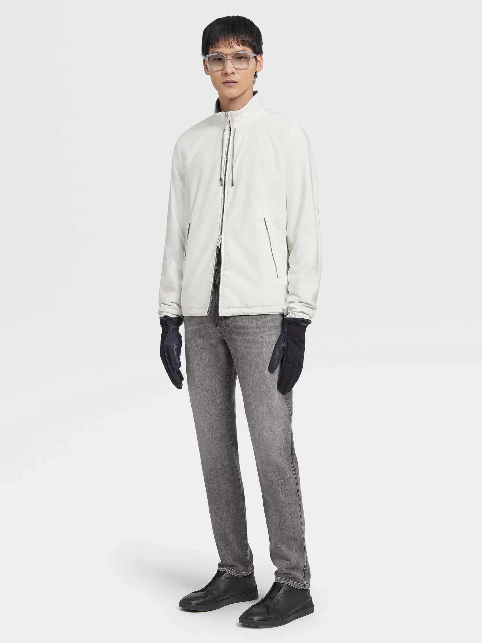 Hot Blouson Brezza Reversibile in Microfibra Giacche E Cappotti
