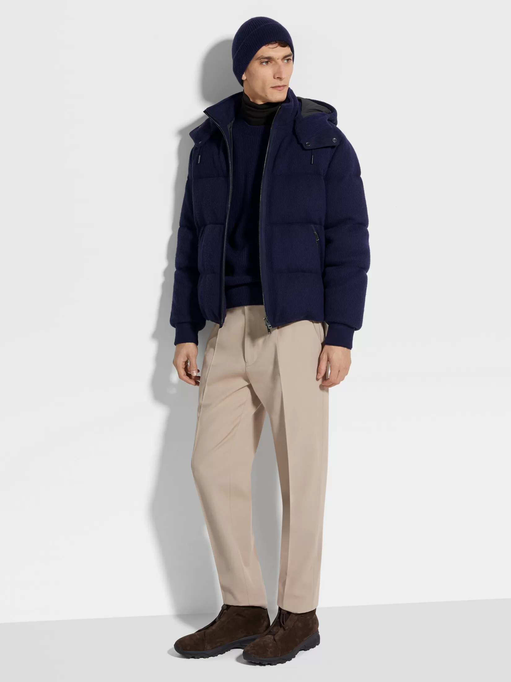 Shop Blouson Ghiaccio in Oasi Cashmere Elements In Viaggio Con Stile | Piumini