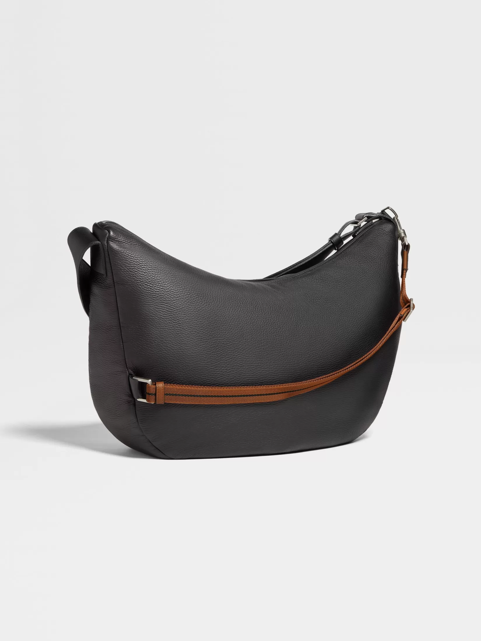 Discount Borsa Hobo Panorama in Pelle di Cervo Nera Borse E Portafogli