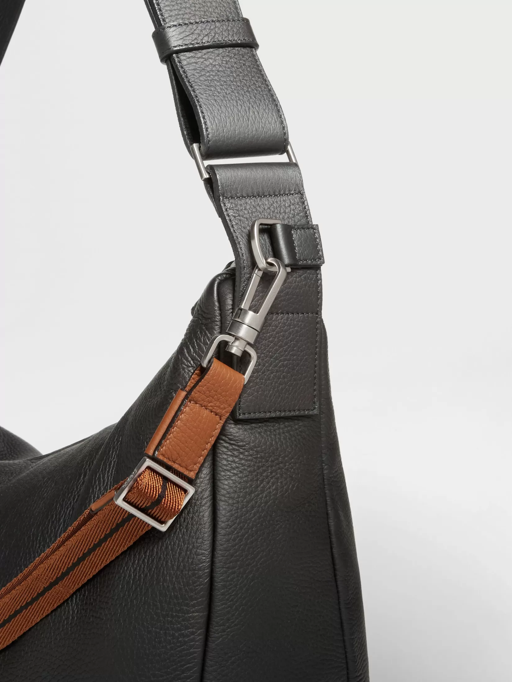 Discount Borsa Hobo Panorama in Pelle di Cervo Nera Borse E Portafogli