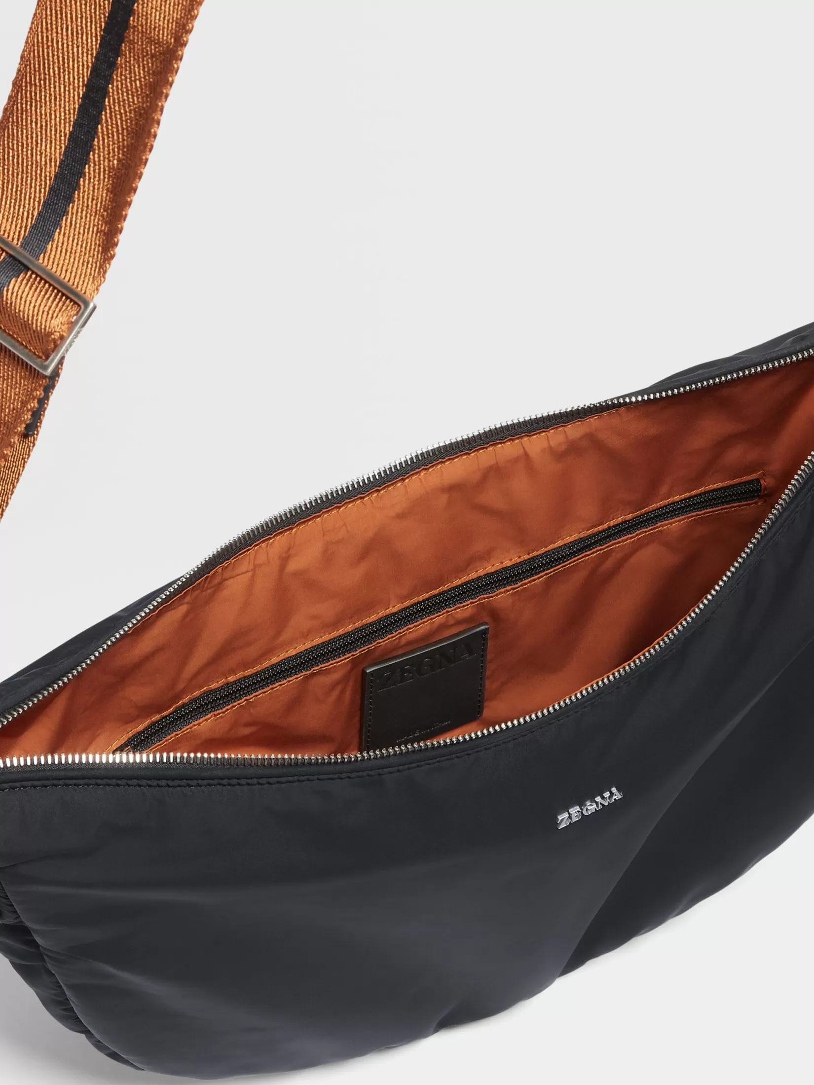 Store Borsa Hobo Panorama Mini in Tessuto Tecnico Nera Borse E Portafogli