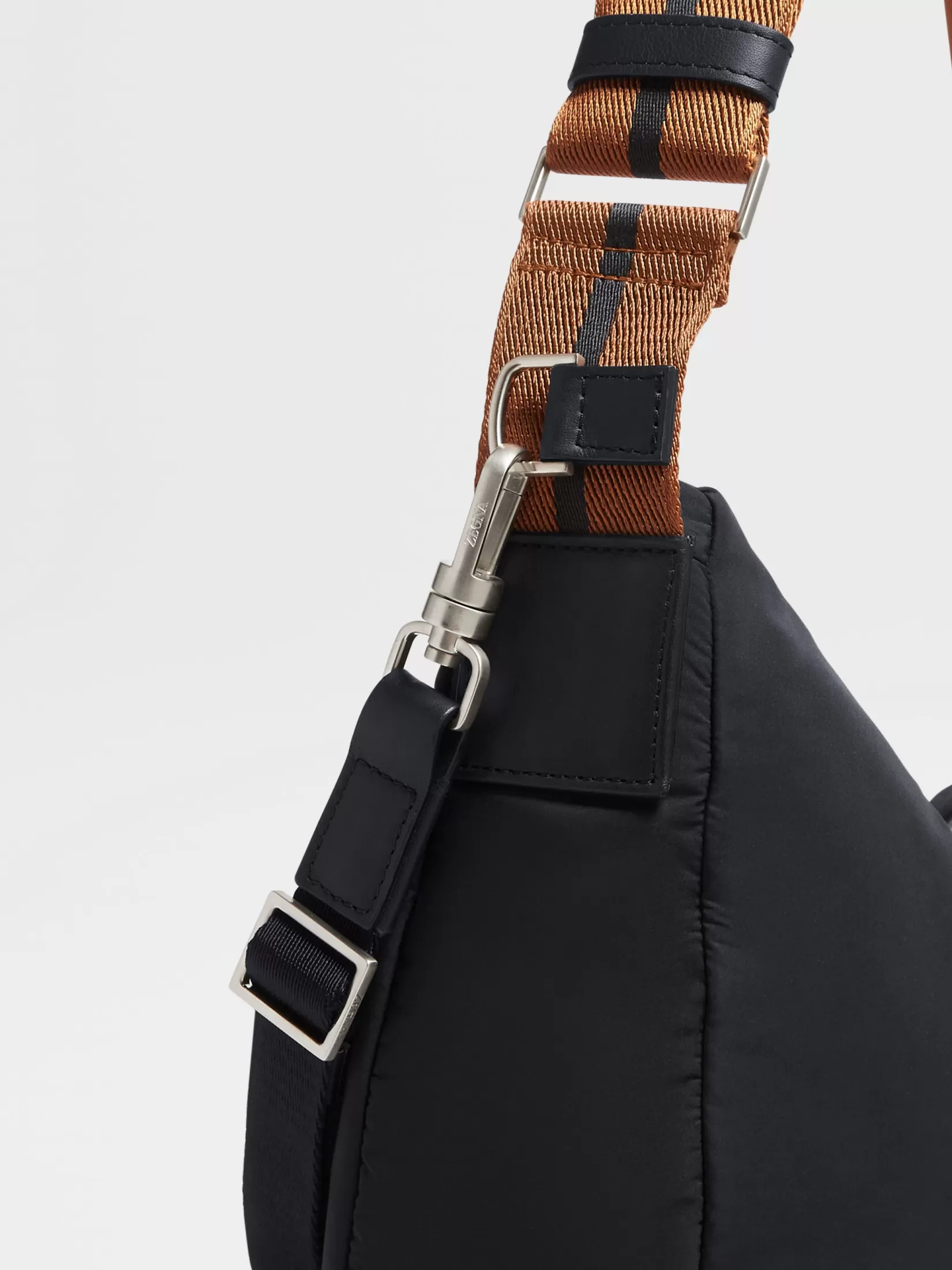 Store Borsa Hobo Panorama Mini in Tessuto Tecnico Nera Borse E Portafogli
