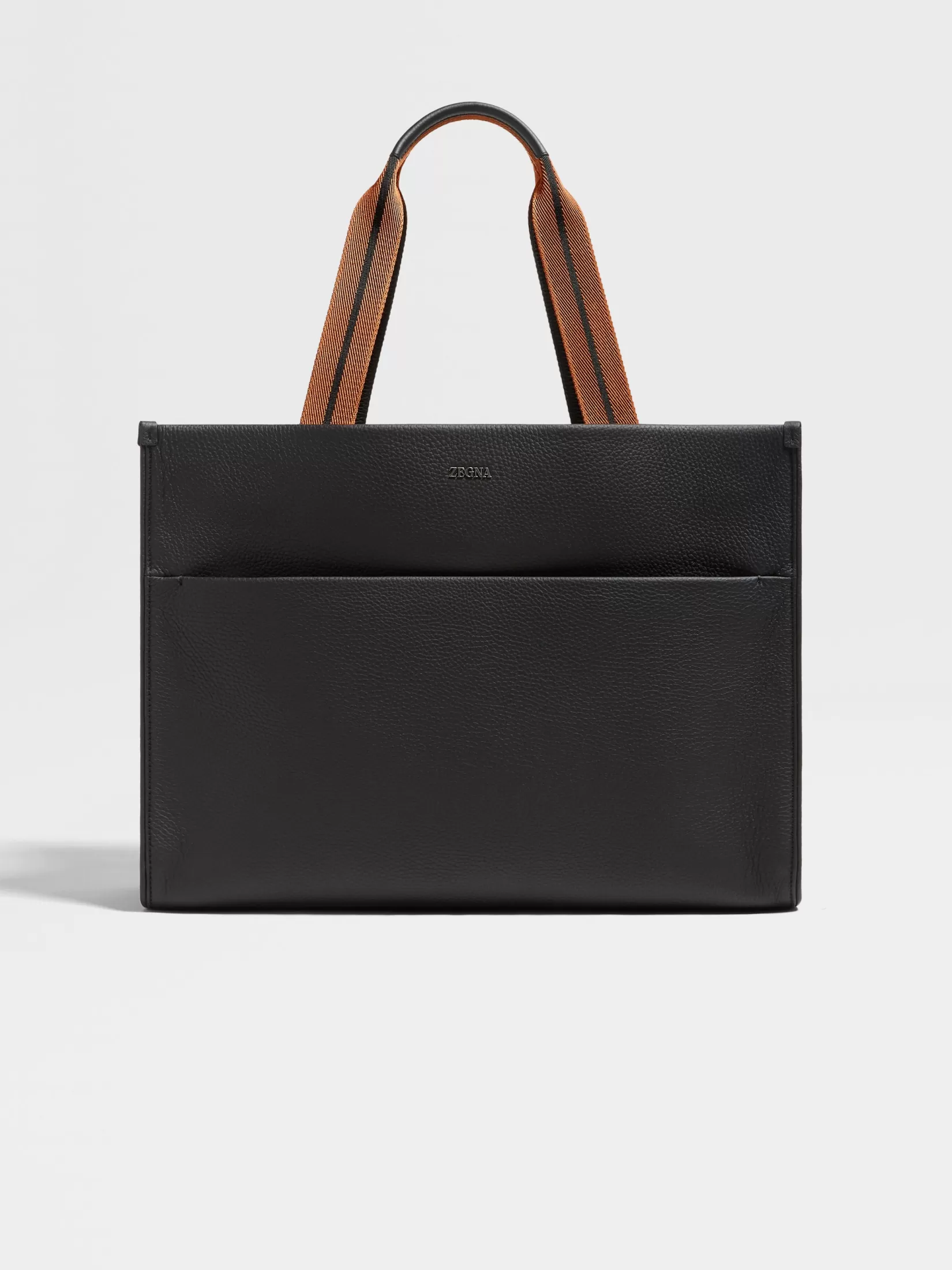 Best Borsa Tote Orizzontale in Pelle di Cervo Nera Borse E Portafogli