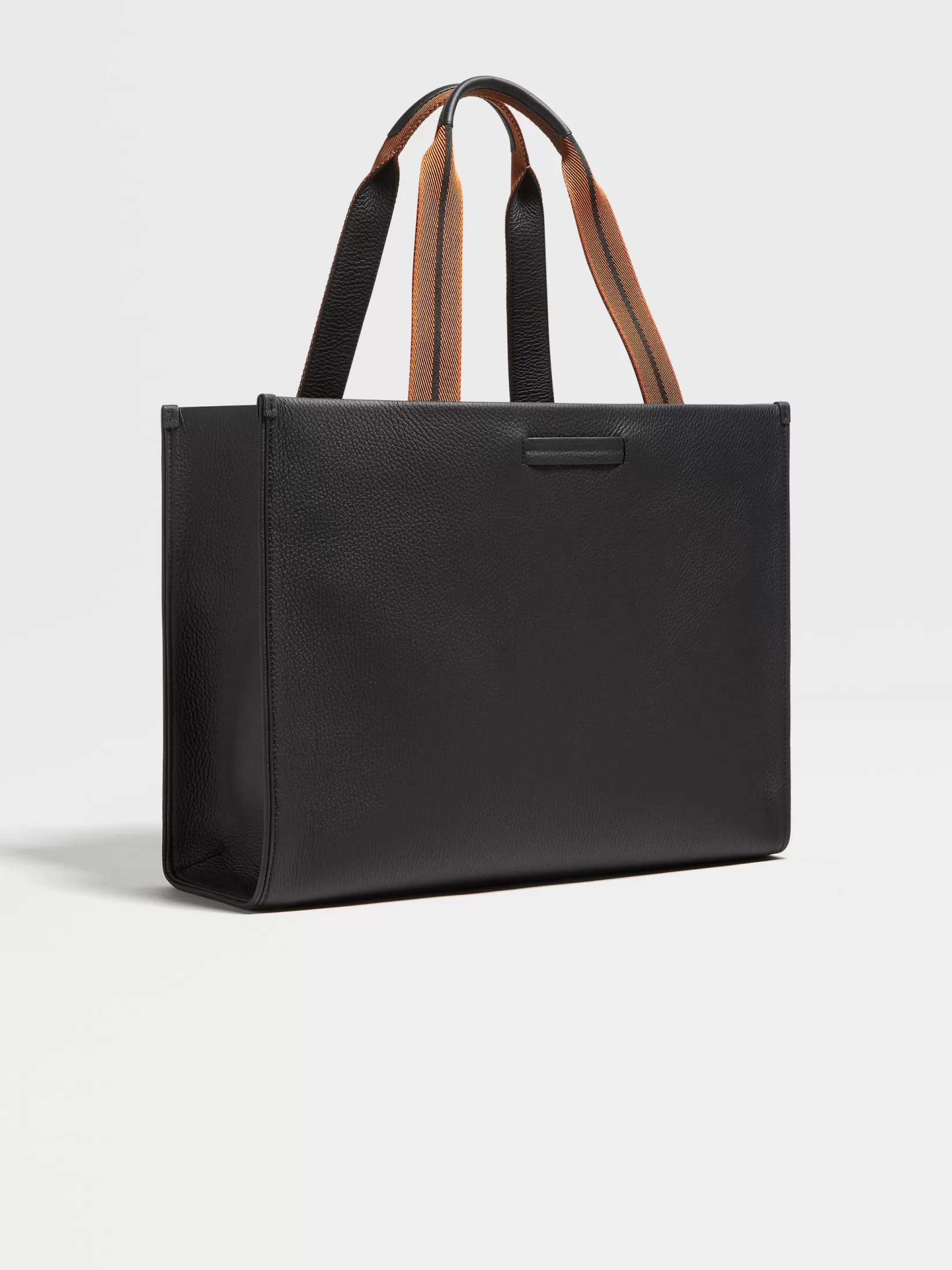 Best Borsa Tote Orizzontale in Pelle di Cervo Nera Borse E Portafogli