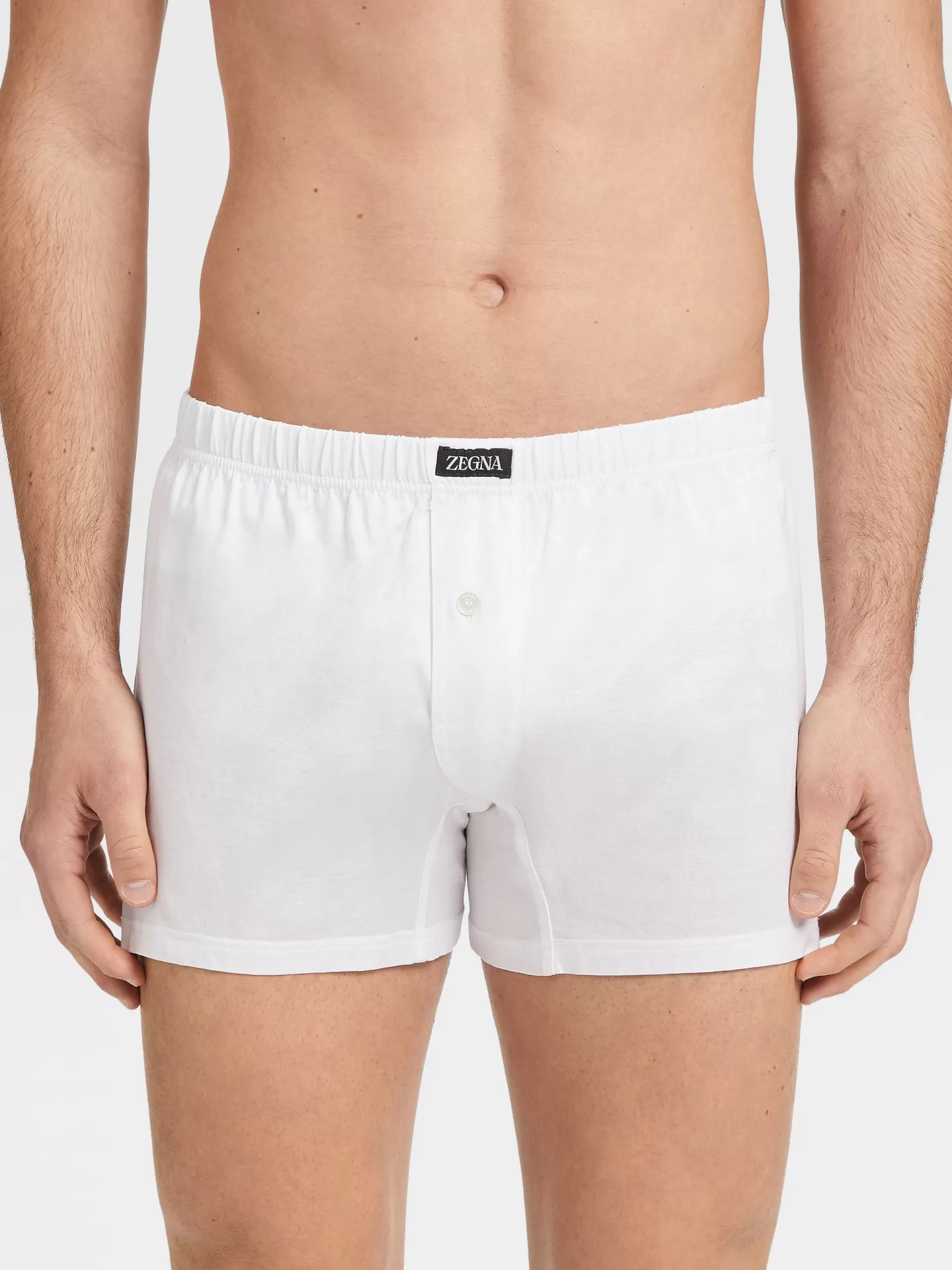 Outlet Boxer in Cotone Filoscozia Bianchi Intimo E Calzini | Intimo E Calzini