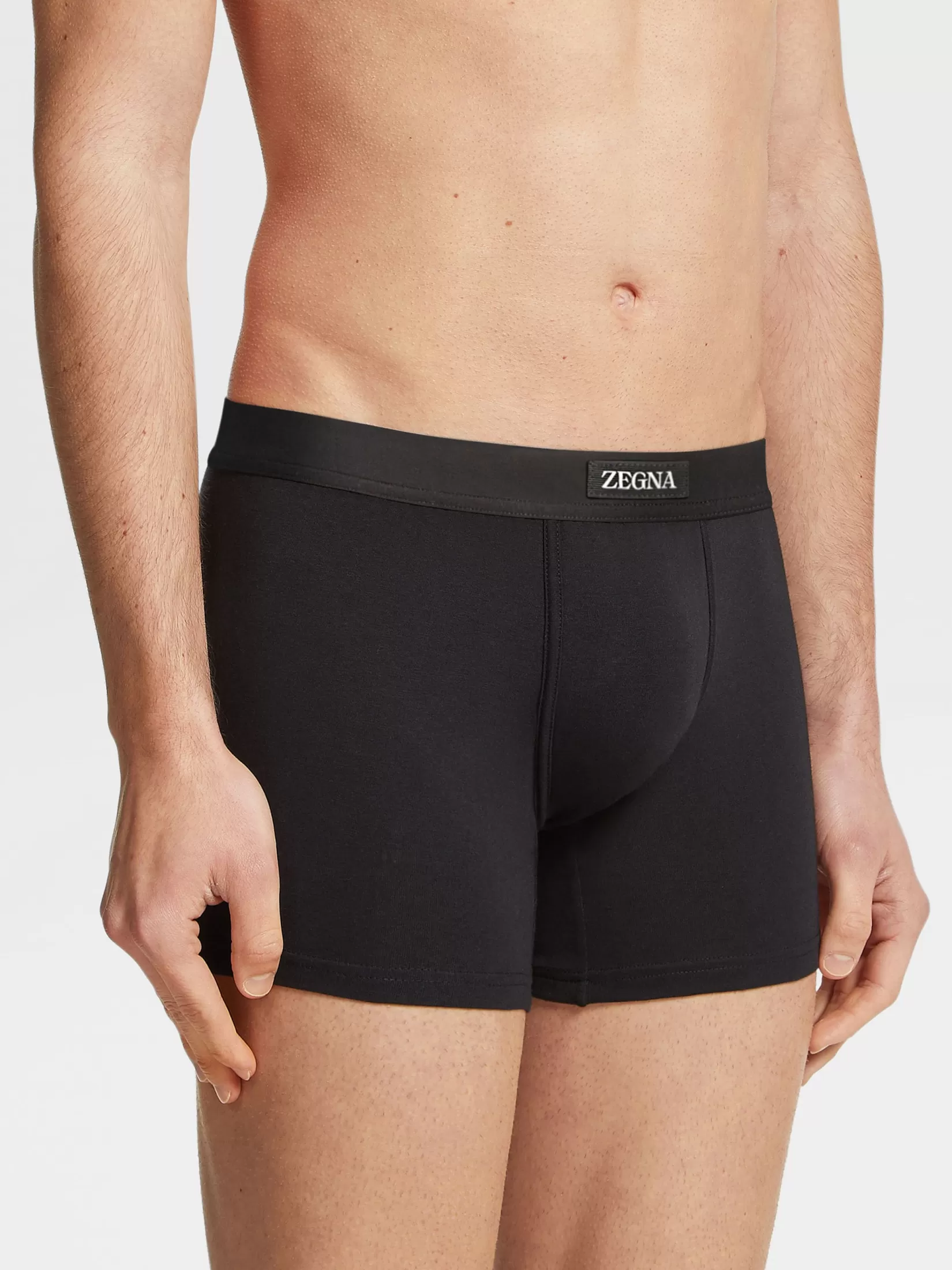 Discount Boxer in Modal Elasticizzato Neri Intimo E Calzini | Intimo E Calzini