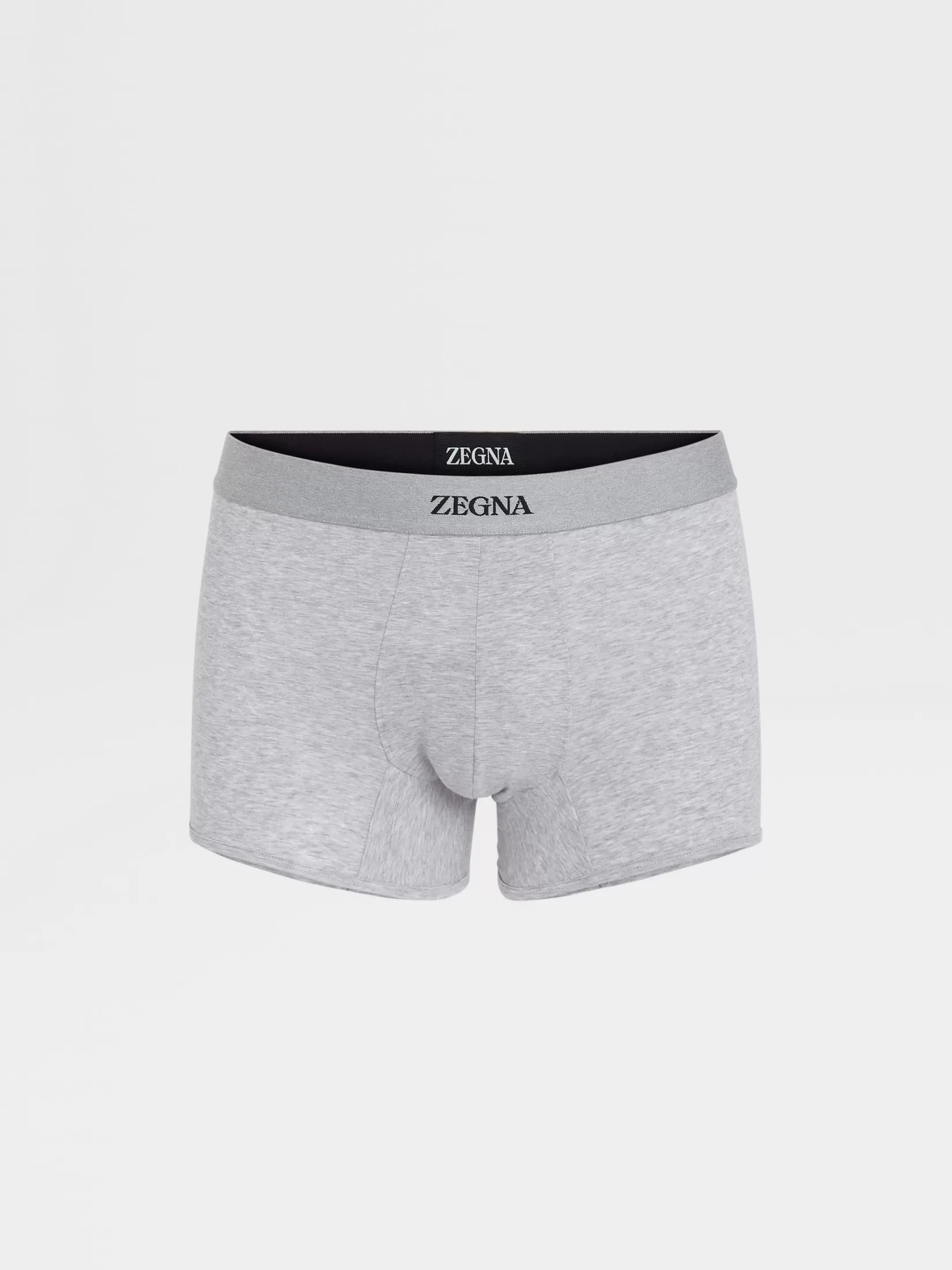Discount Boxer Parigamba in Cotone Grigio Mélange Intimo E Calzini | Intimo E Calzini
