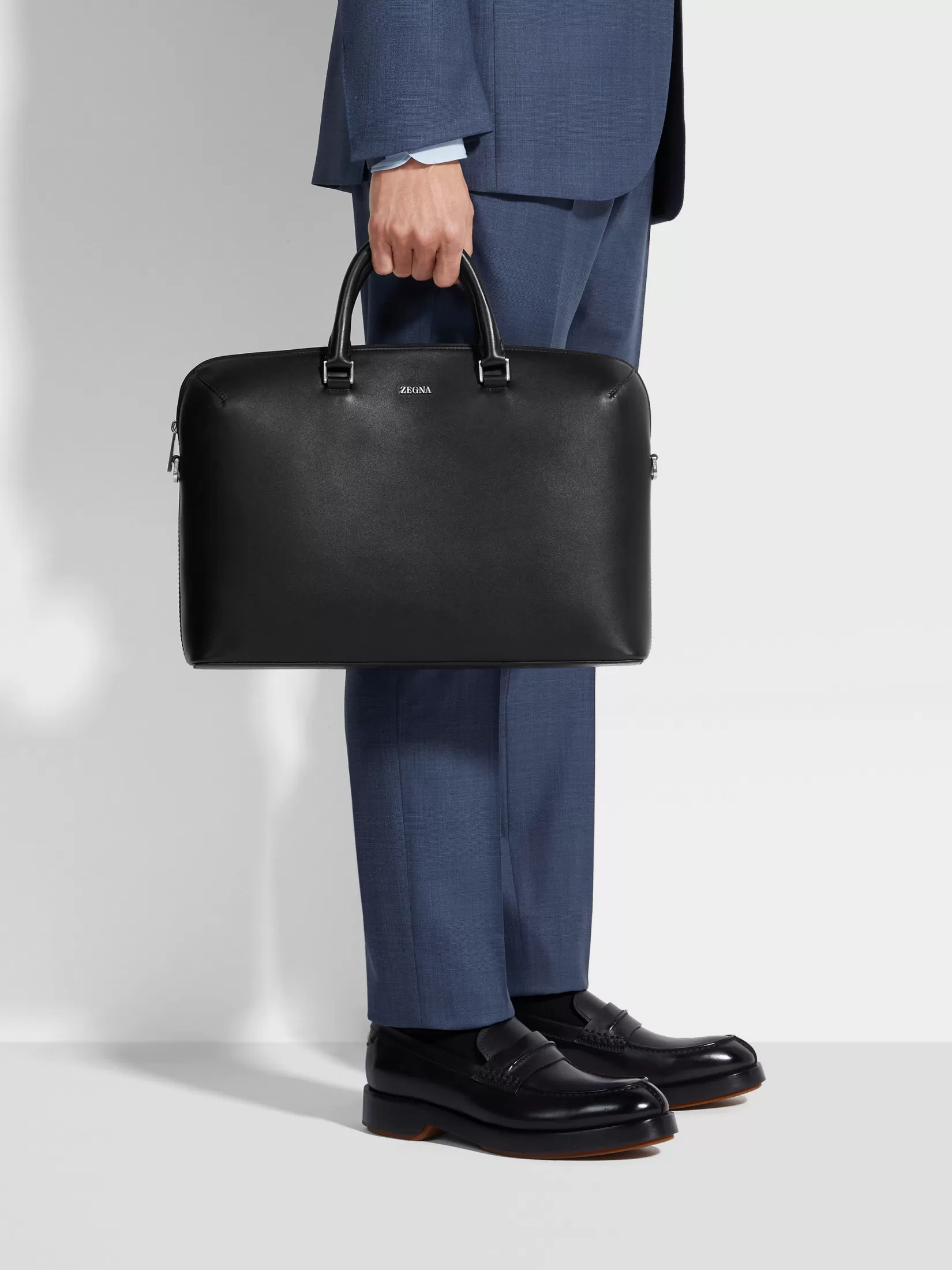 Cheap Business Bag in Pelle Nera Borse E Portafogli