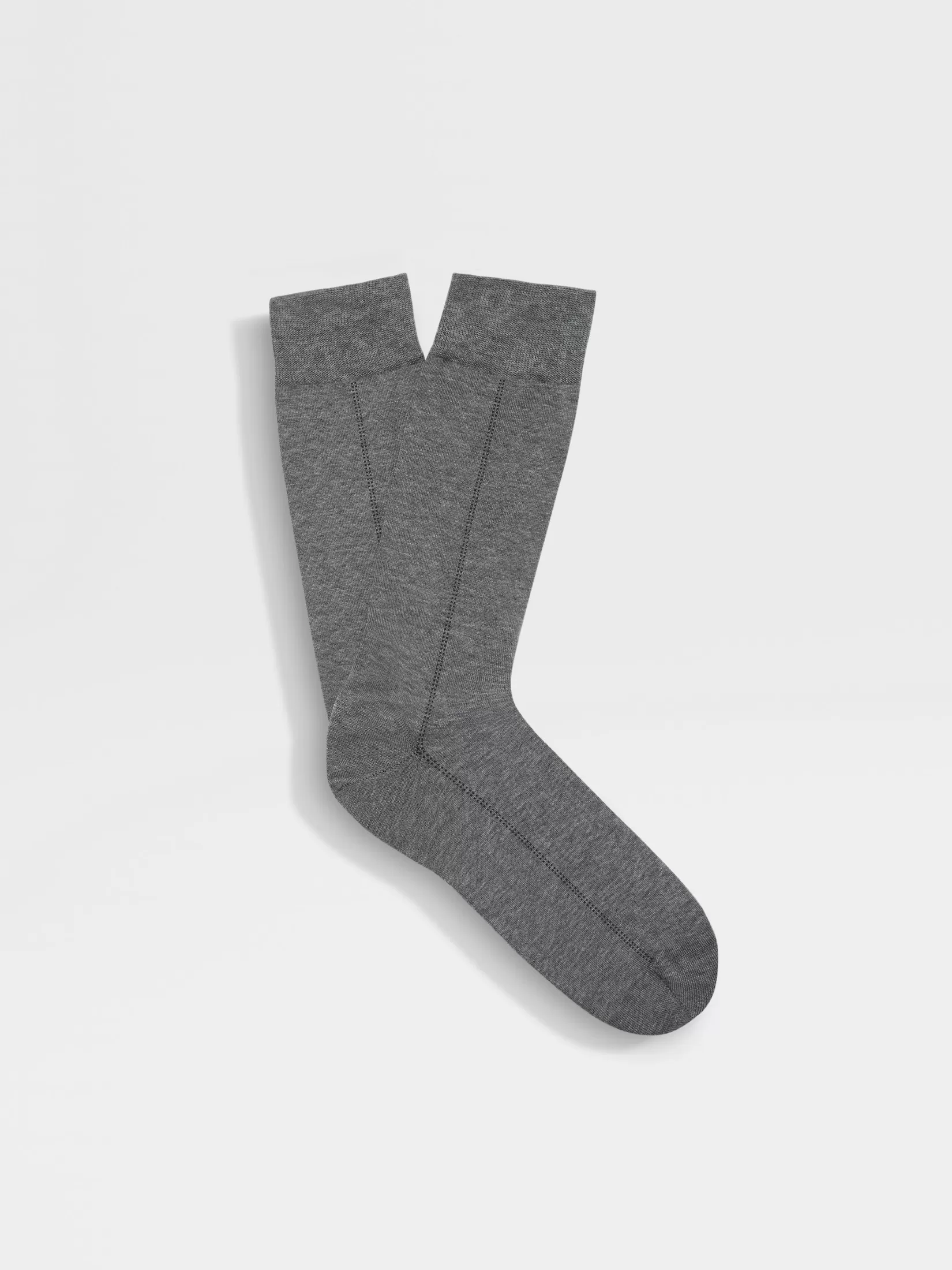 New Calze in Misto Cotone Grigio Mélange Intimo E Calzini | Intimo E Calzini