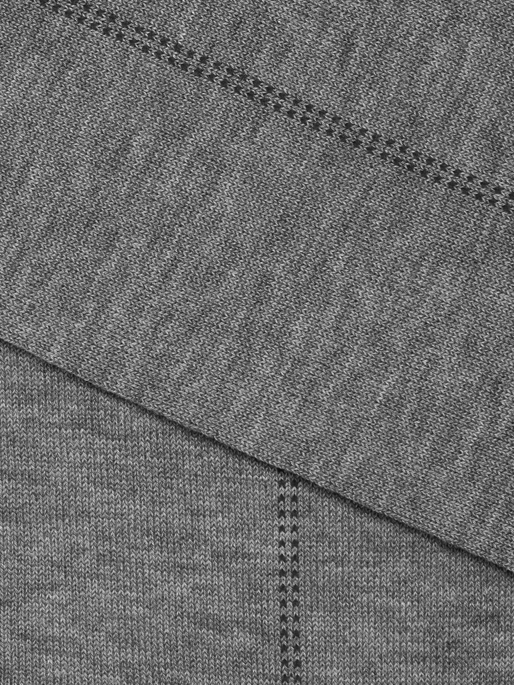 New Calze in Misto Cotone Grigio Mélange Intimo E Calzini | Intimo E Calzini