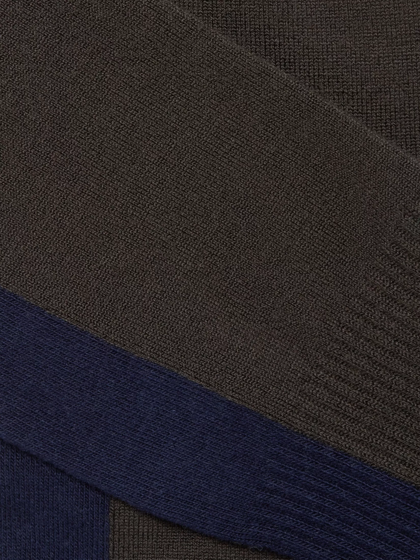 Outlet Calze in Misto Lana Techmerino™ Marroni e Blu Intimo E Calzini | Intimo E Calzini