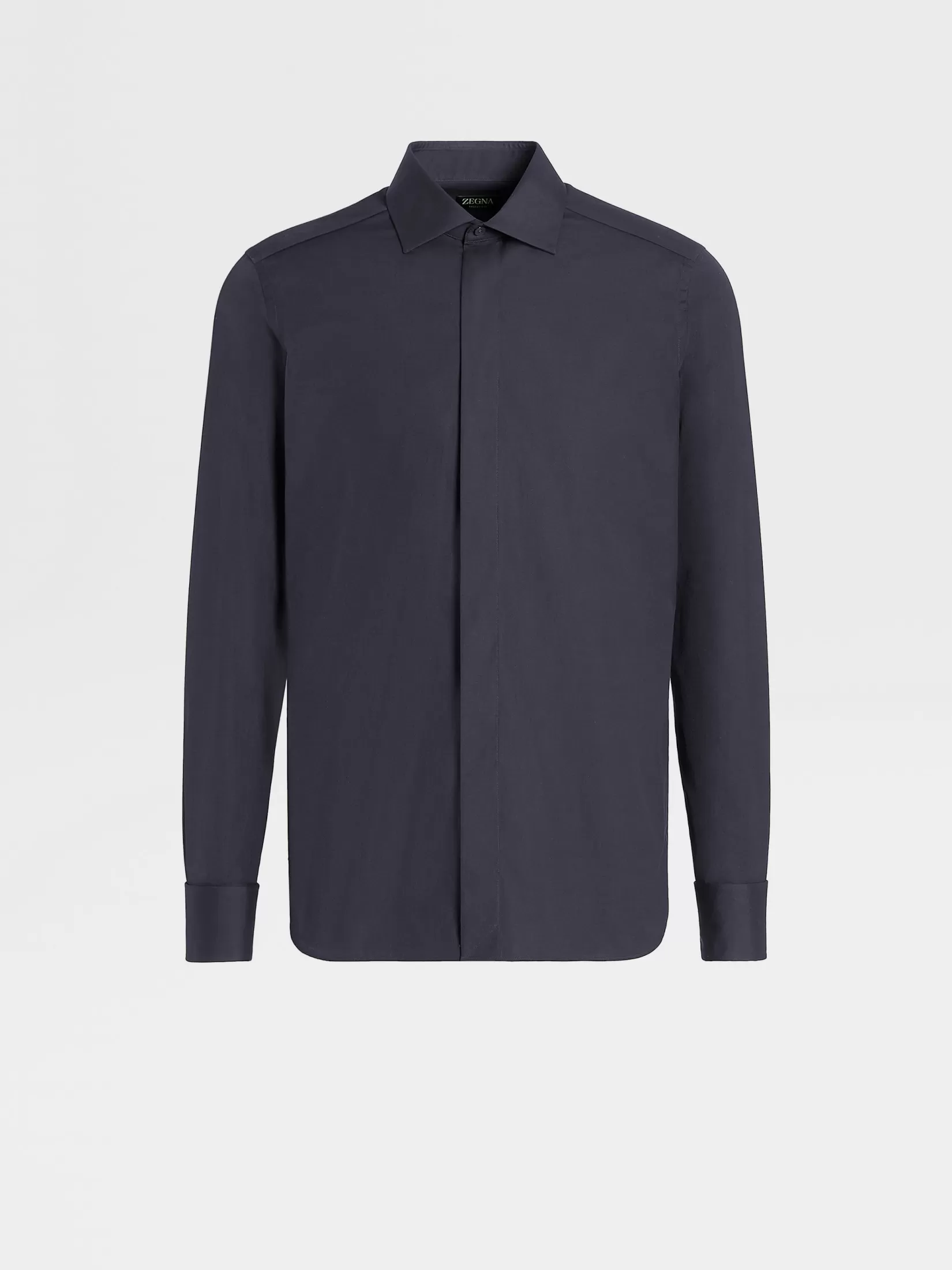 Cheap Camicia da Sera in Trofeo™ Silk Blu Navy Camicie