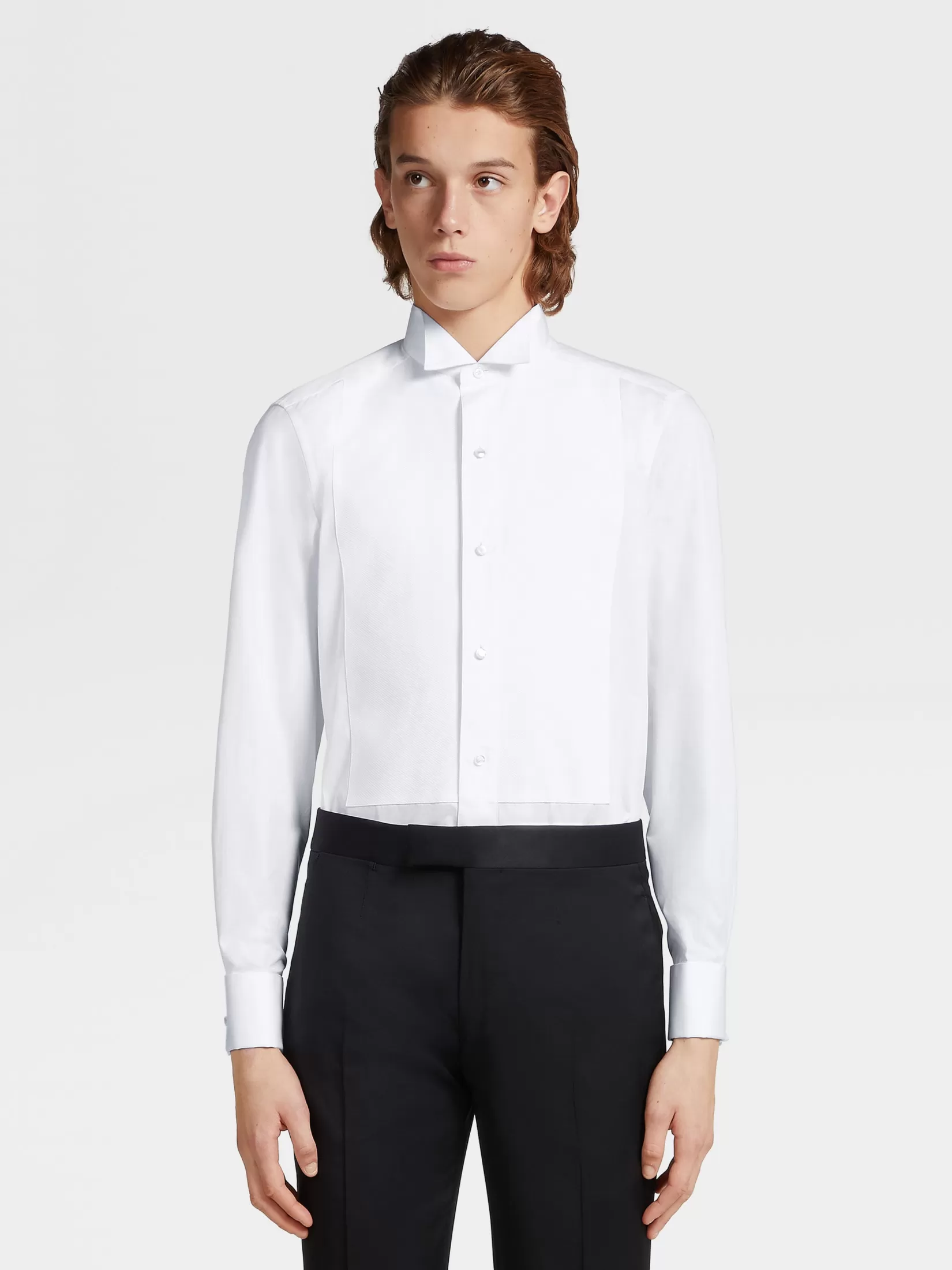 Outlet Camicia da Smoking in Cotone Camicie
