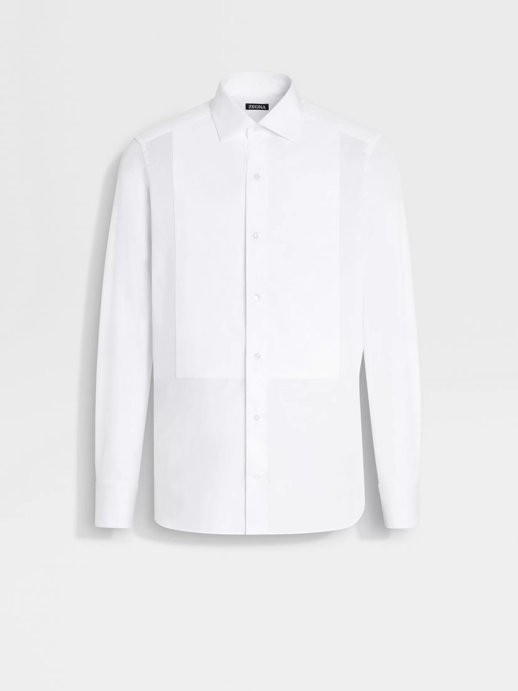 Clearance Camicia da Smoking in Cotone Bianco Optical Camicie
