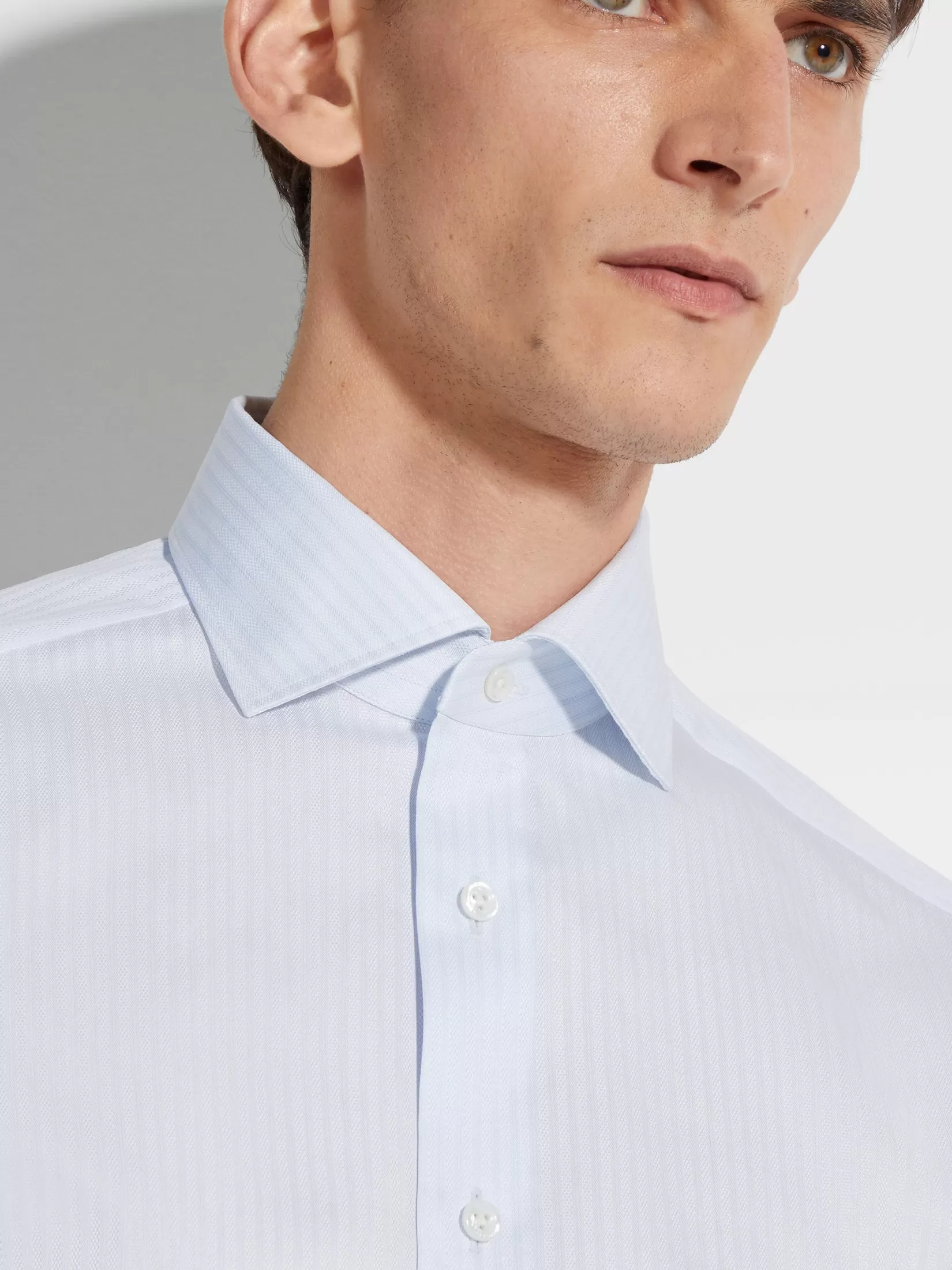 Best Camicia in Cotone Centoventimila a Righe Strutturate Camicie
