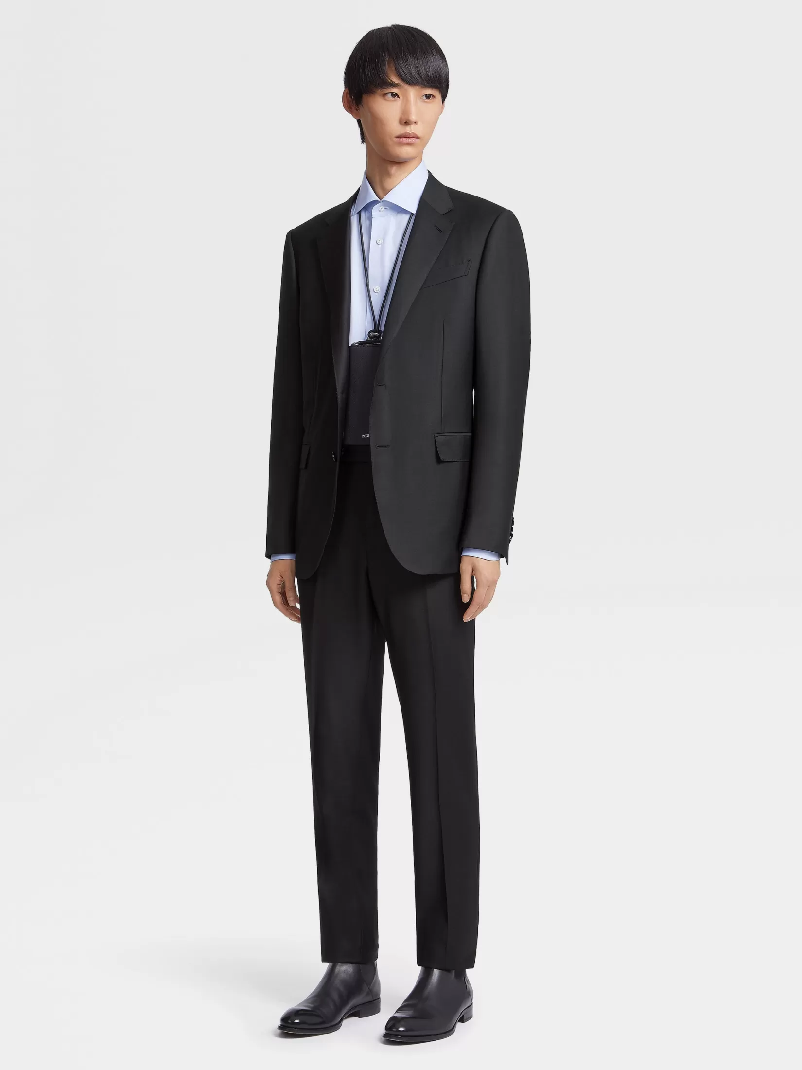 Cheap Camicia Sartoriale a Maniche Lunghe in Cotone Sea Island Camicie