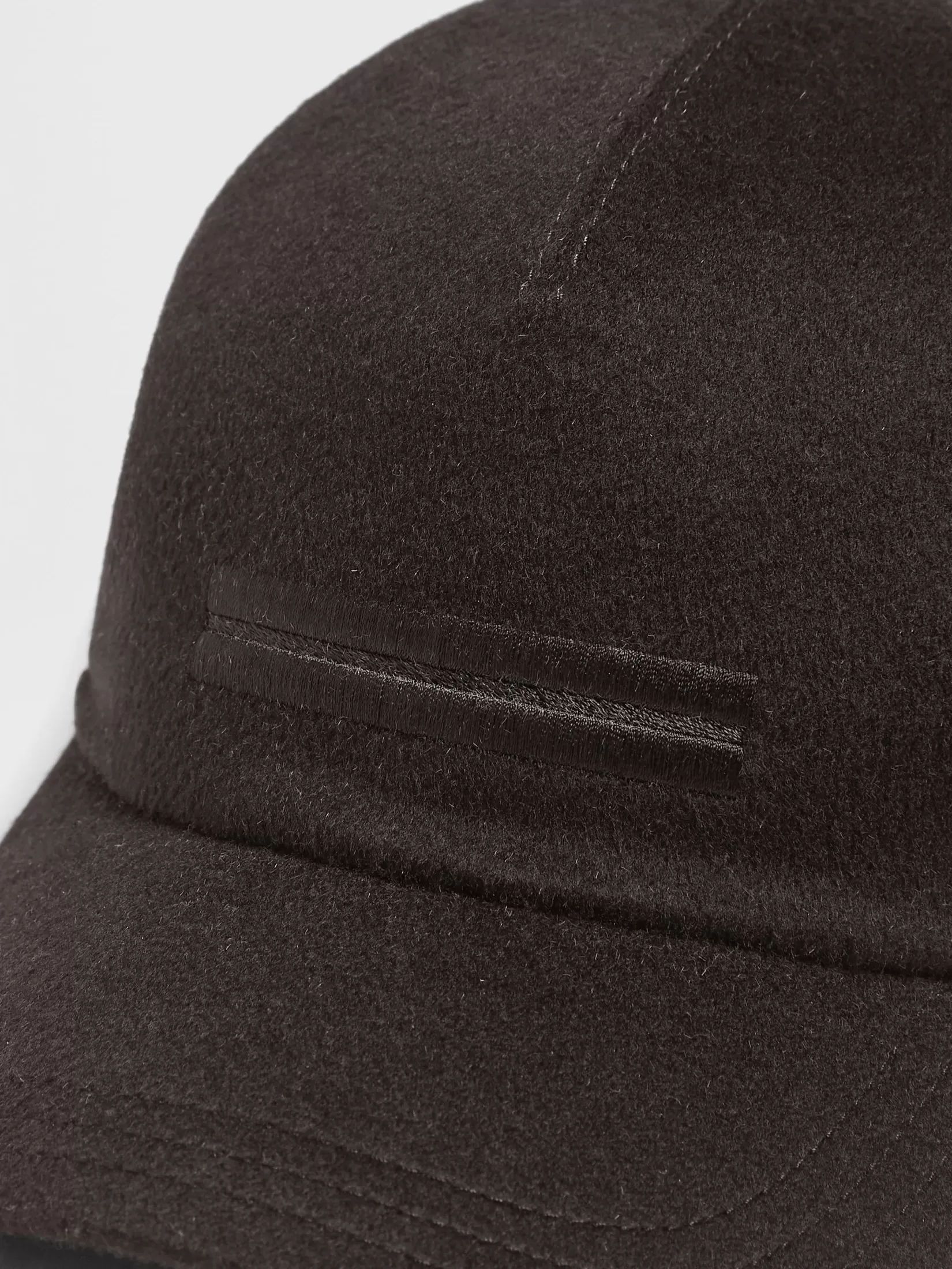 Fashion Cappello da Baseball in Oasi Cashmere Marrone Scuro Morbidi Accessori | Guanti, Sciarpe E Cappelli