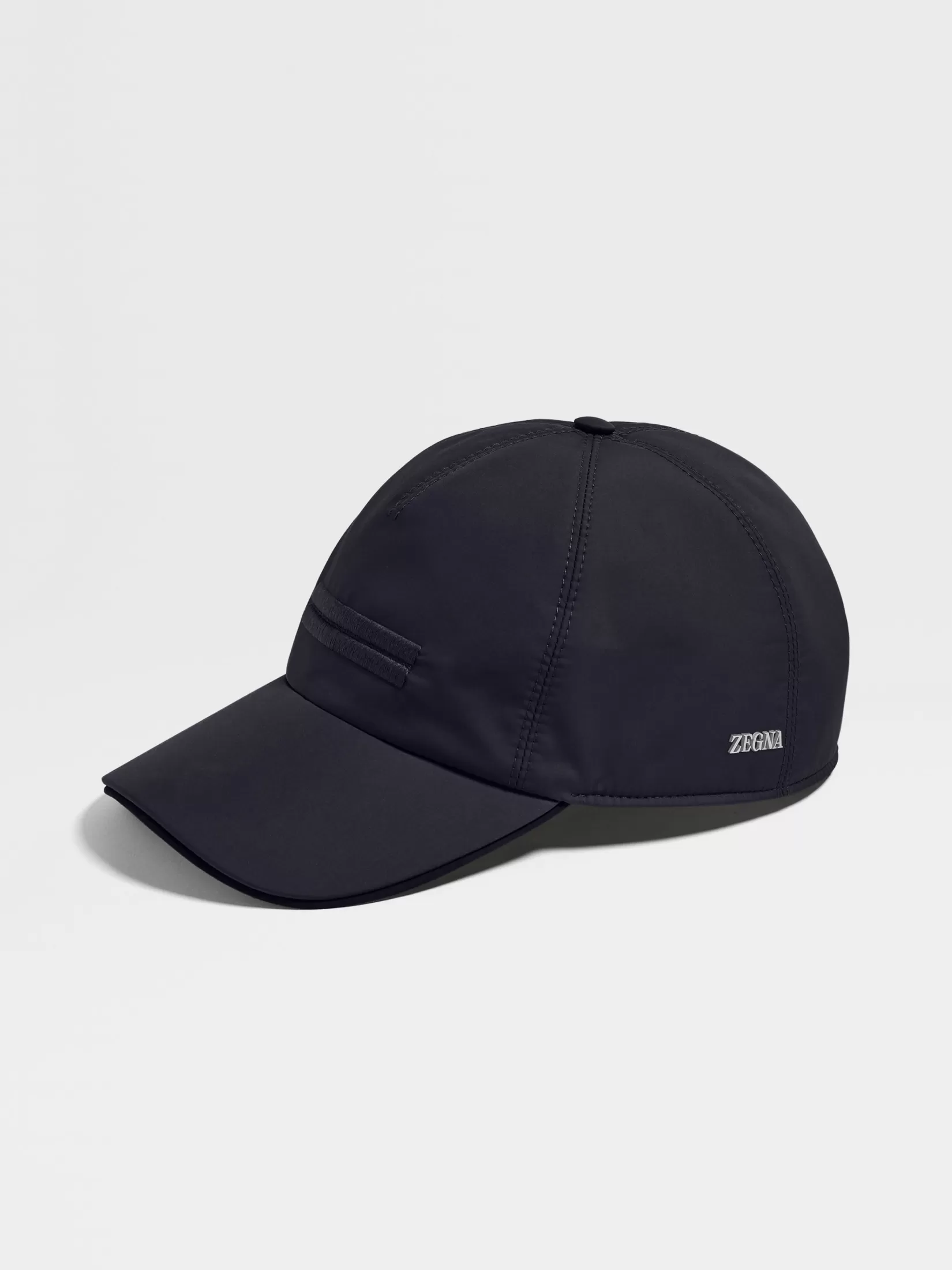 Shop Cappello da Baseball in Tessuto Tecnico Blu Scuro Guanti, Sciarpe E Cappelli