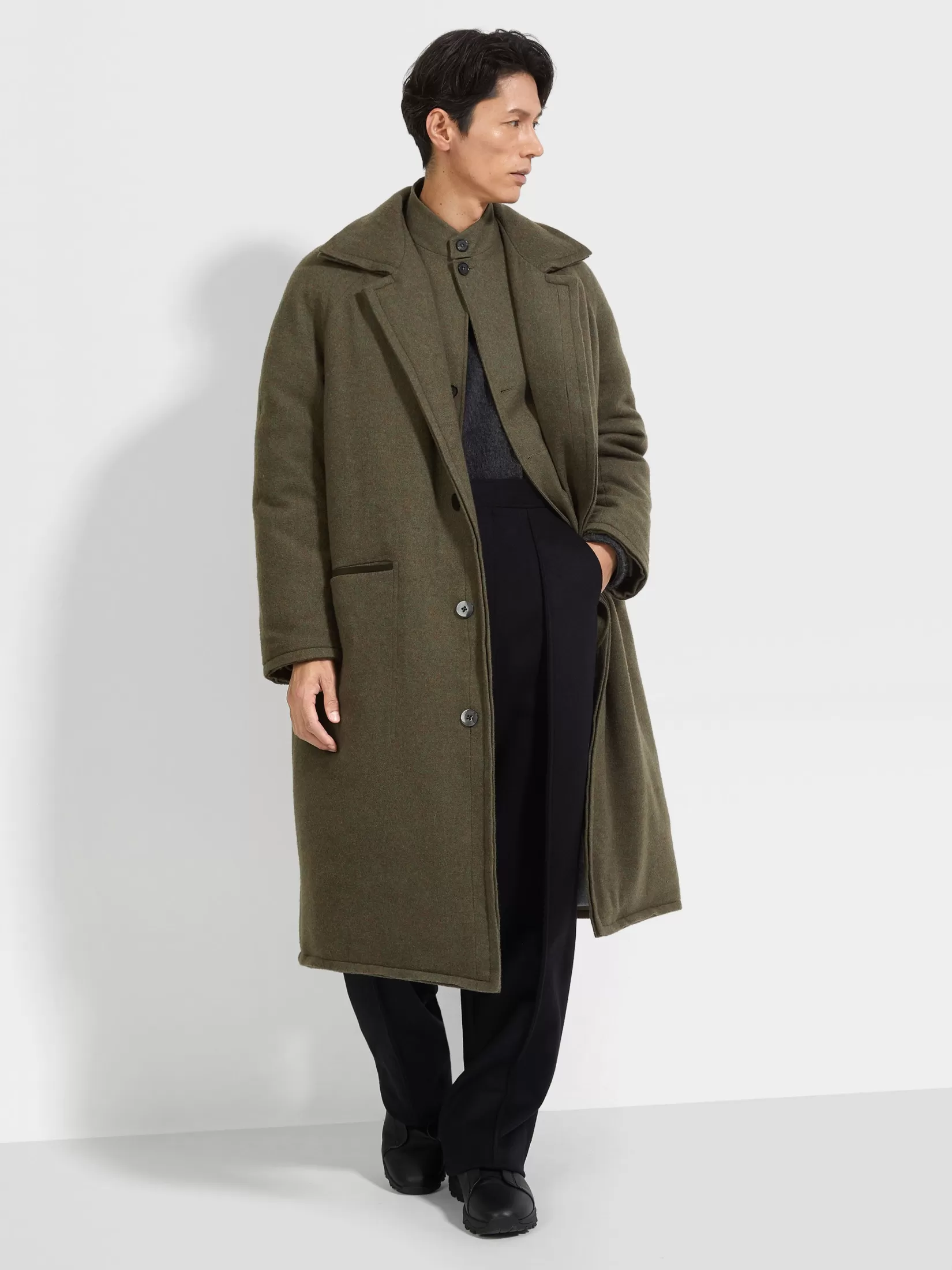 Hot Cappotto in Oasi Cashmere Elements Giacche E Cappotti