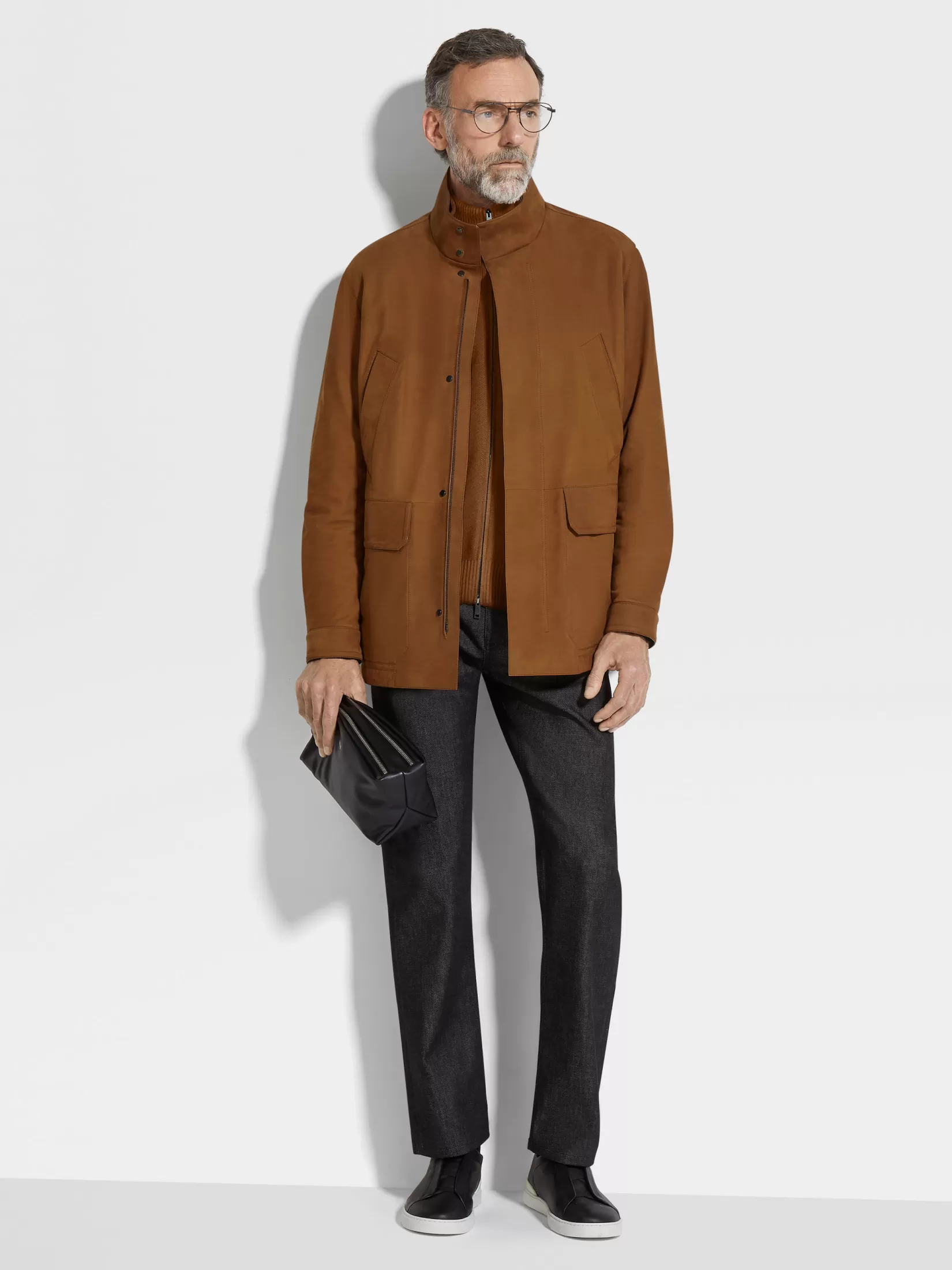 Best Sale Car Coat in Nabuk Giacche E Cappotti