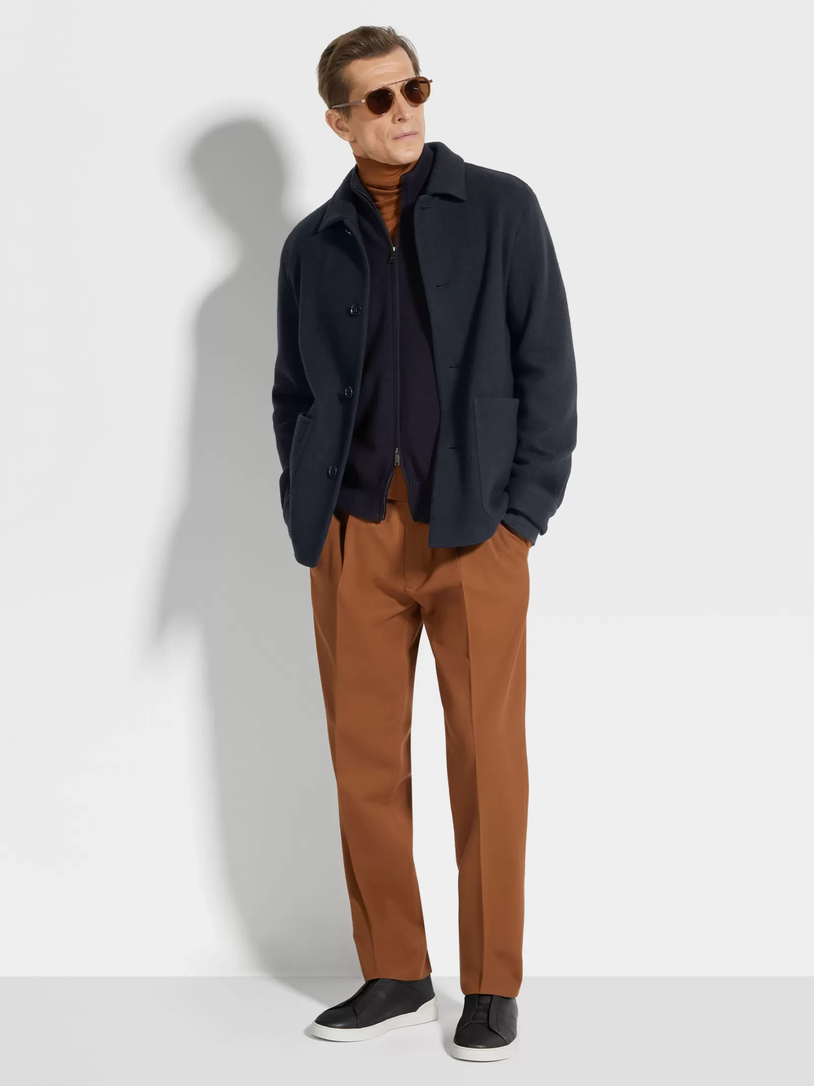 Sale Chore Jacket Alpe in Lana e Cashmere Jerseywear Overshirts E Chore Jackets