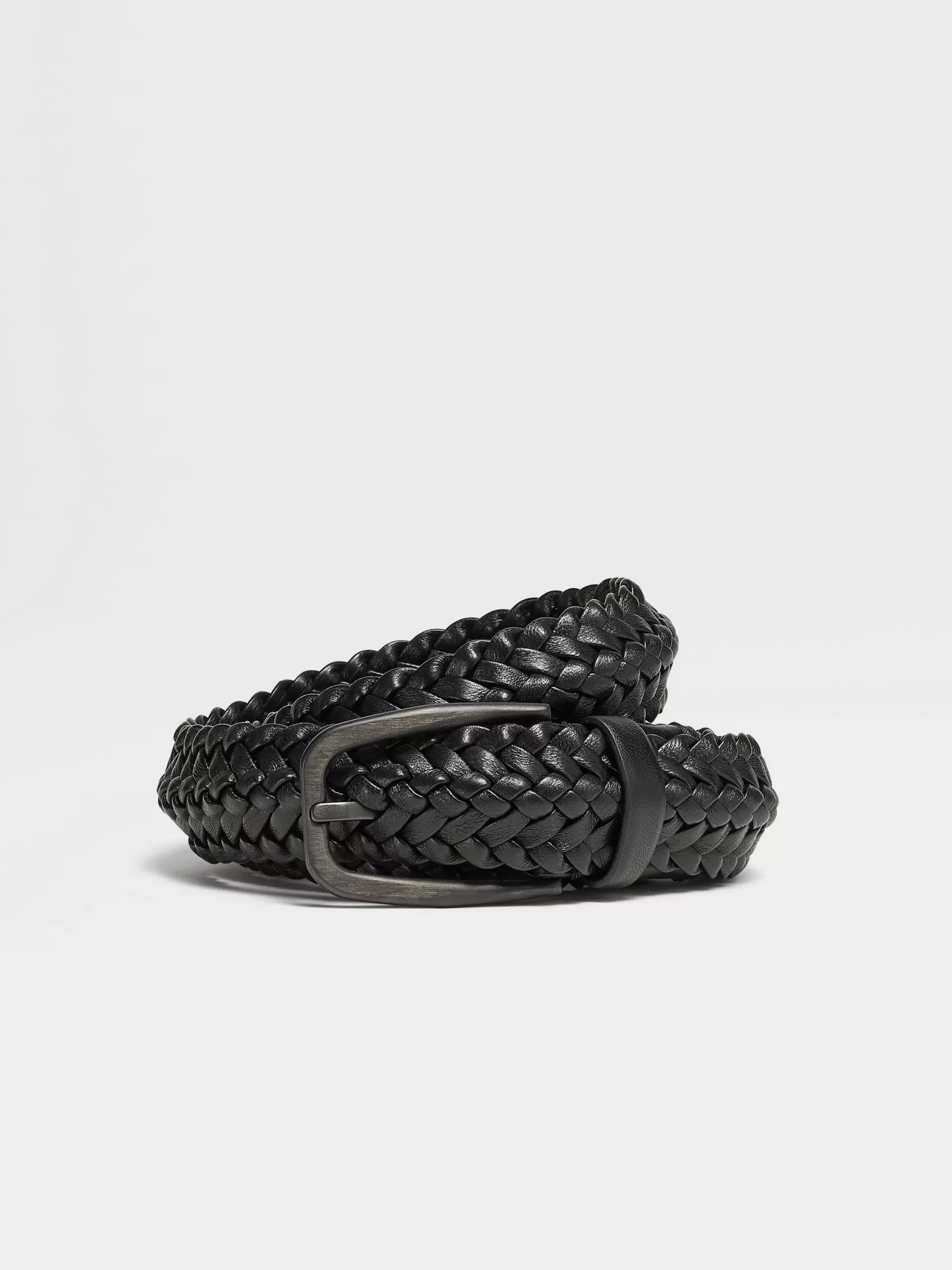 Clearance Cintura in Pelle Nera Cinture
