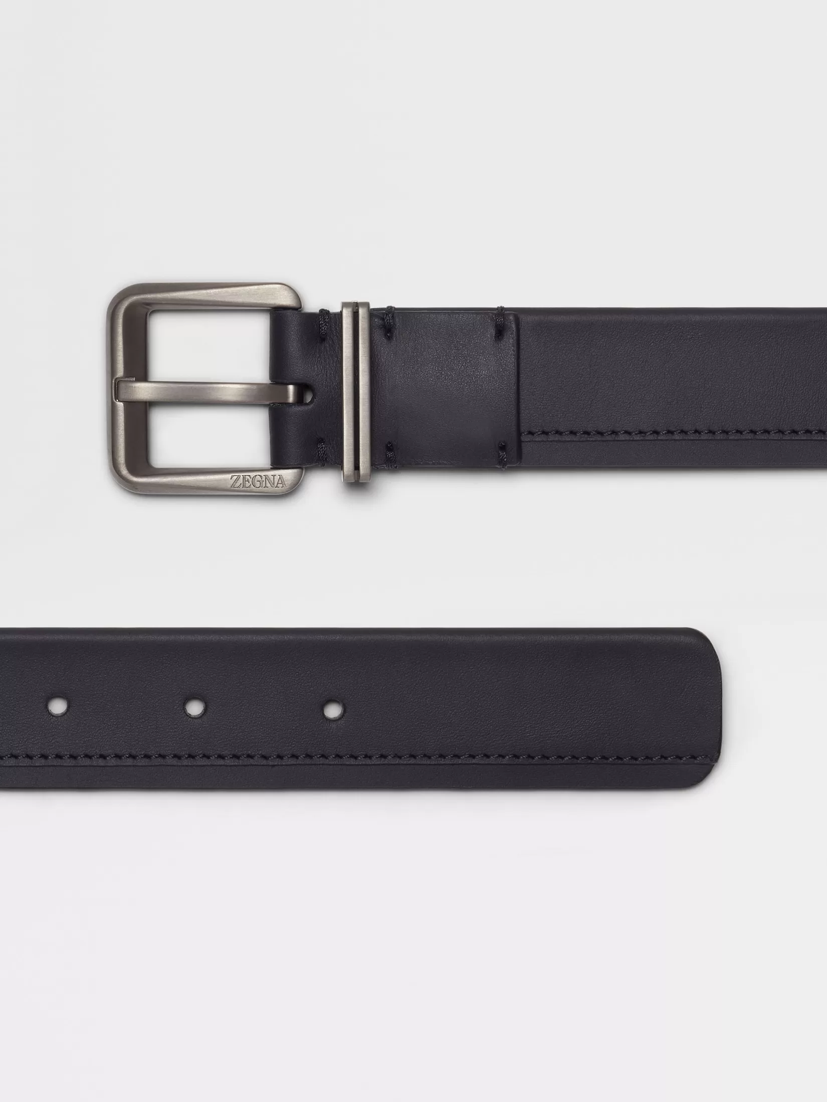 Clearance Cintura in Pelle Nera Cinture