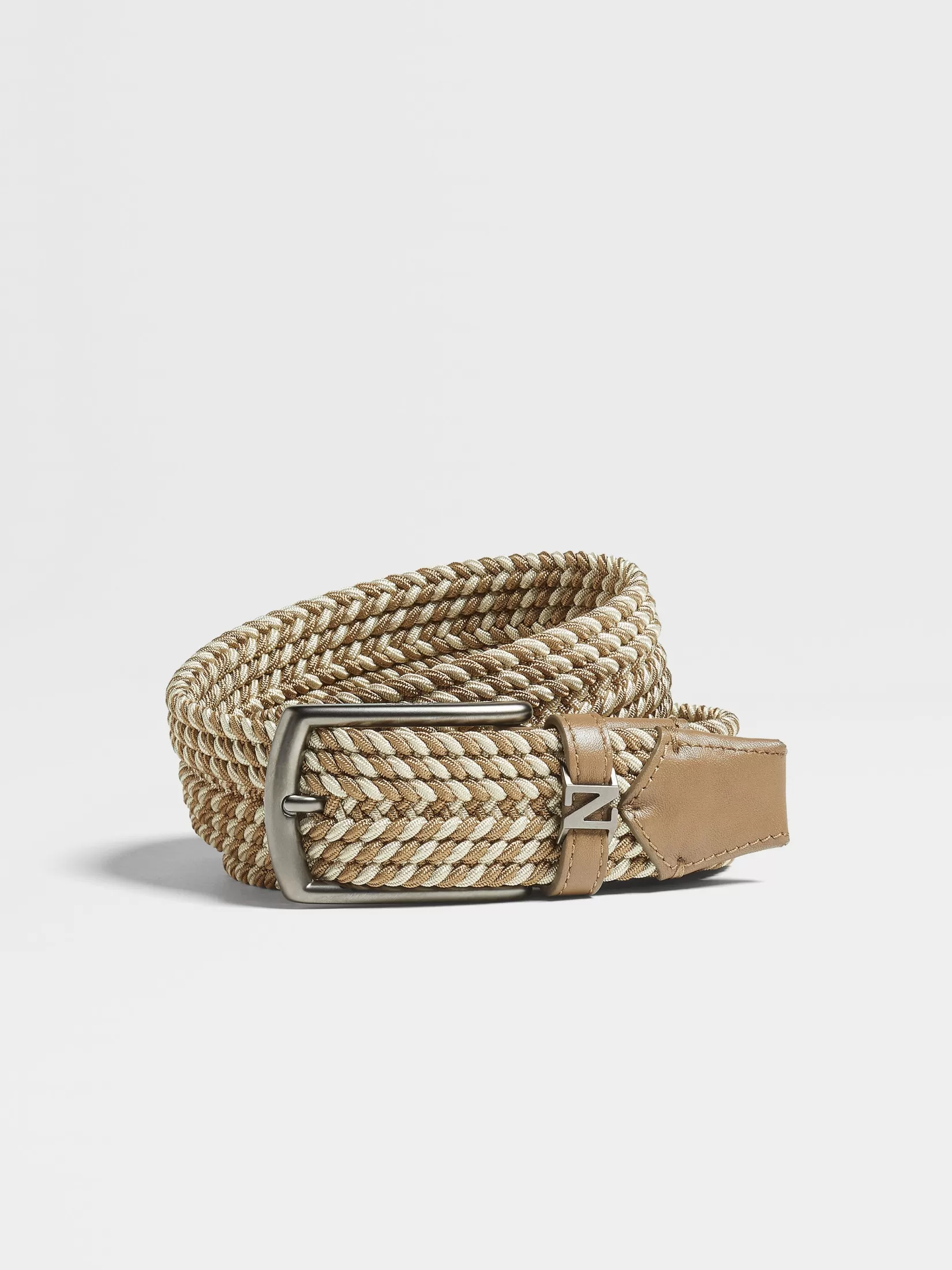 Shop Cintura in Rayon Beige Scuro Cinture