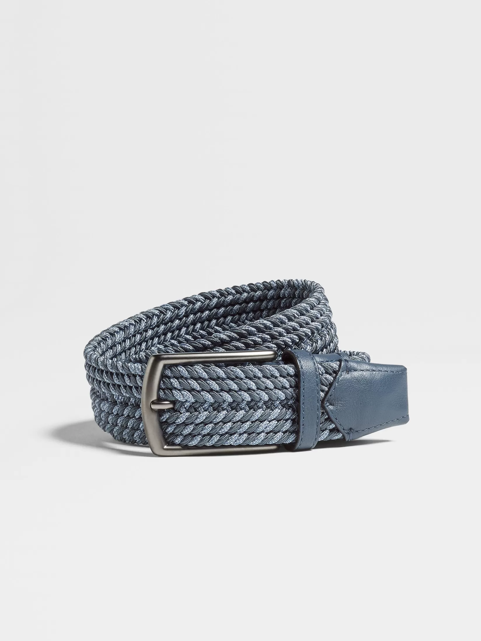 Outlet Cintura in Rayon Celeste e Blu Cinture
