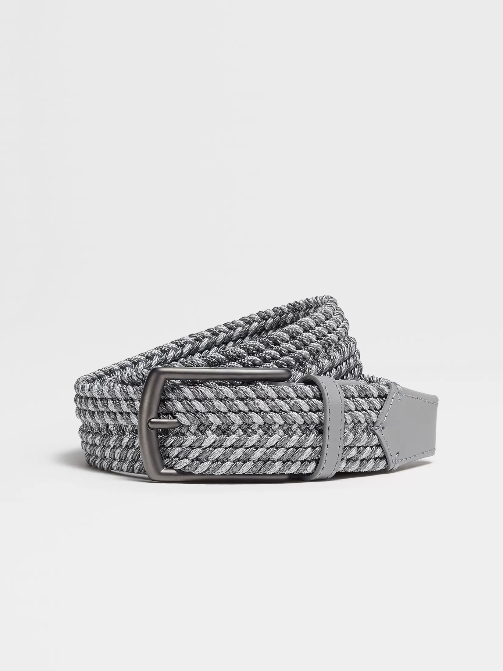 Discount Cintura in Rayon Grigio Mélange Piccoli Doni | Cinture
