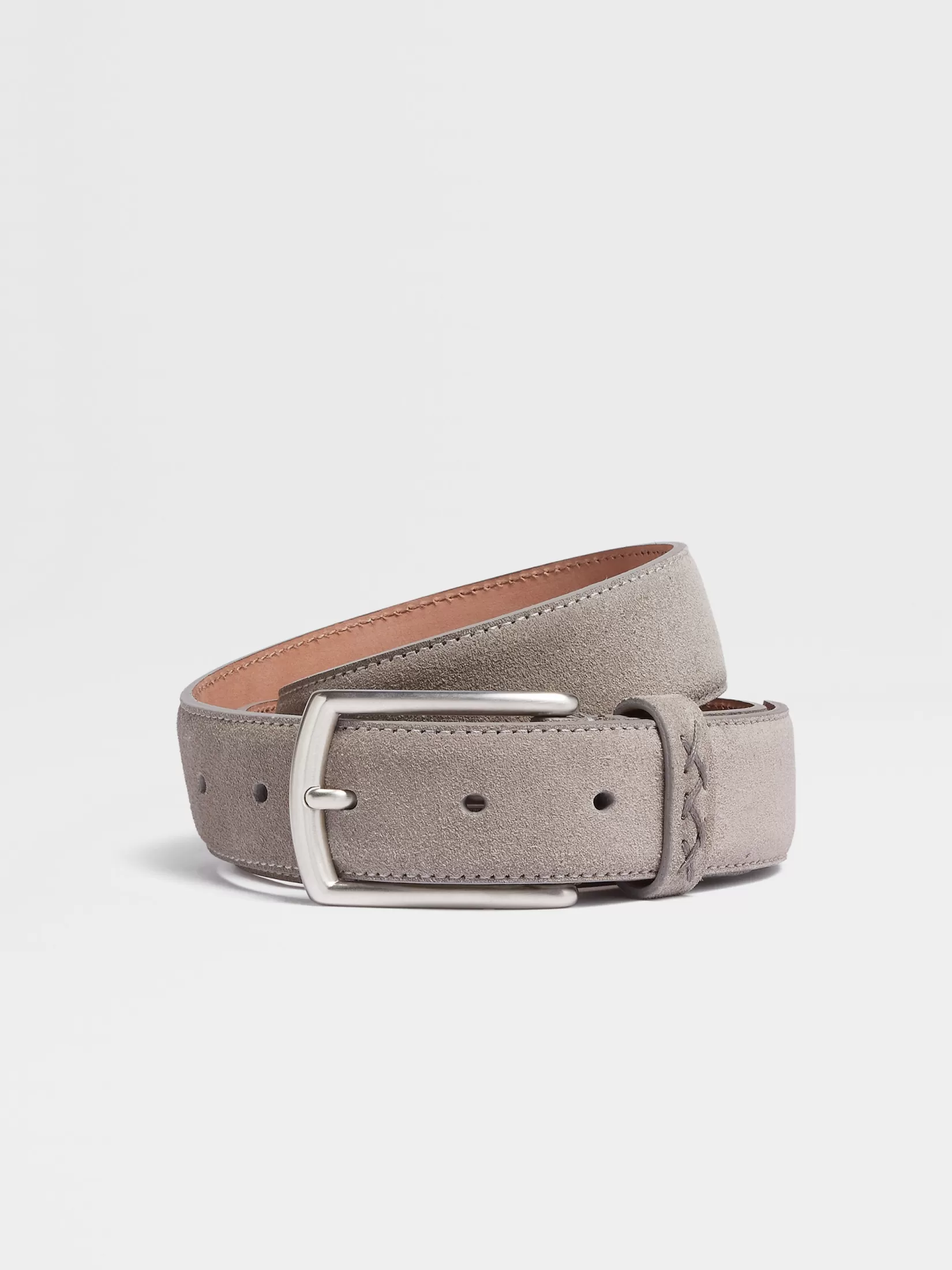 Online Cintura in Suede Grigio Mélange Cinture