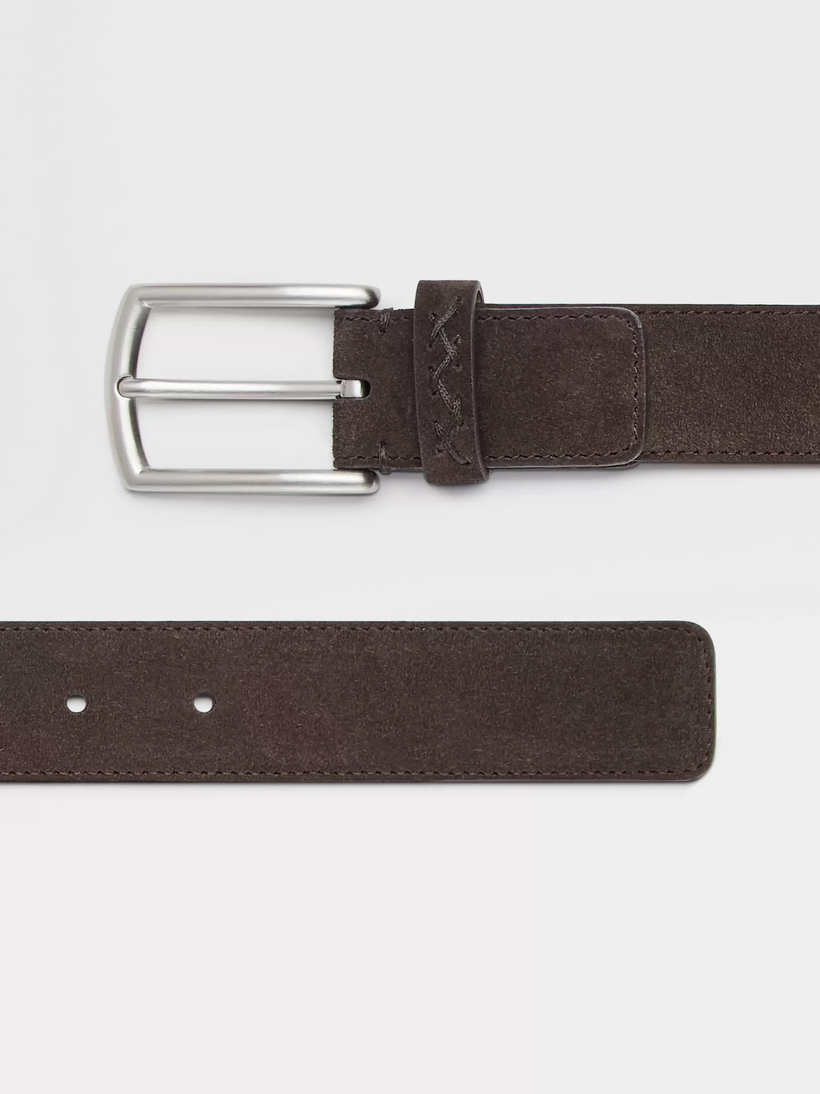 Cheap Cintura in Suede Marrone Scuro Cinture