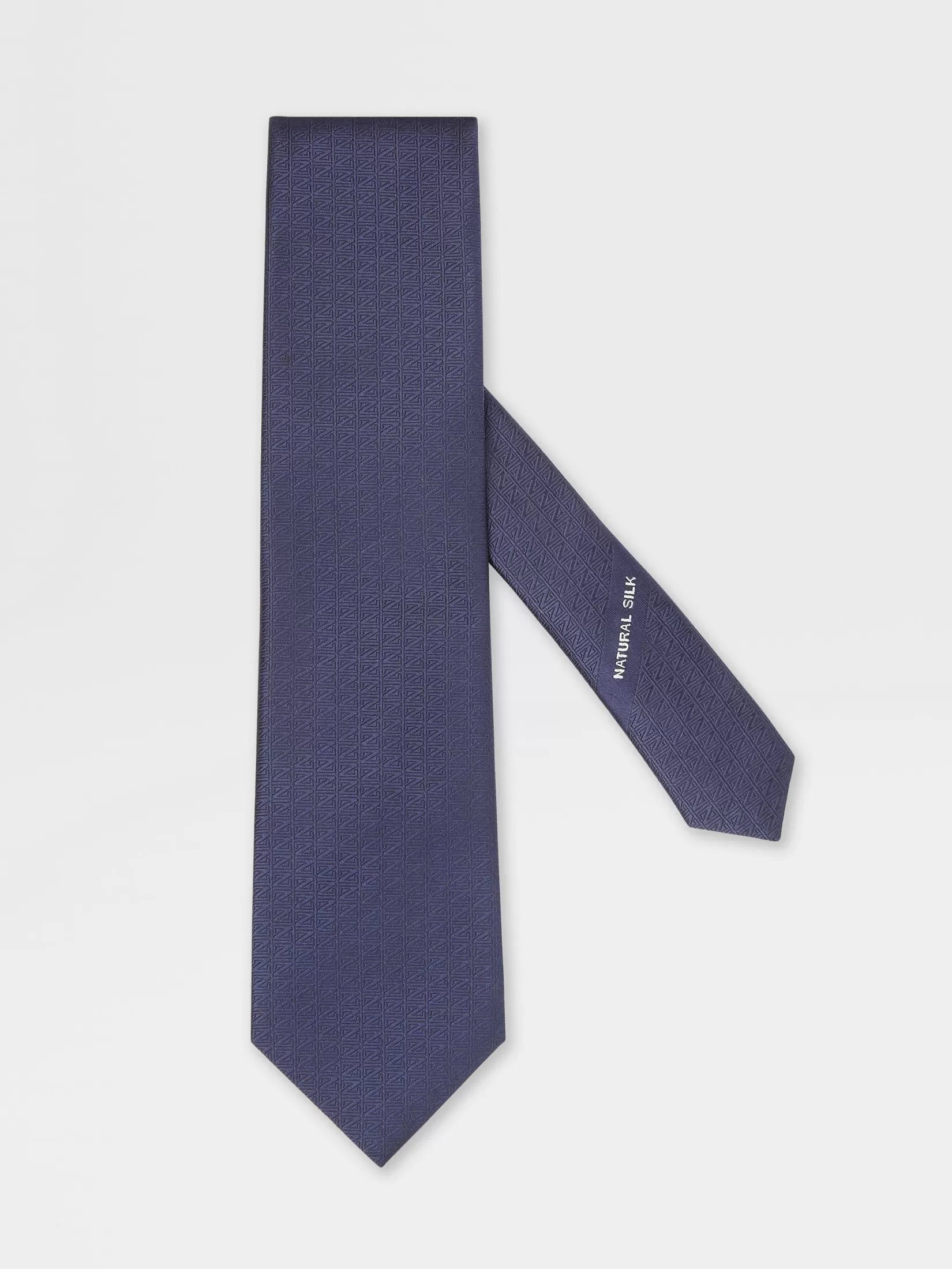 Best Sale Cravatta in Natural Silk Blu Scuro Cravatte E Papillon