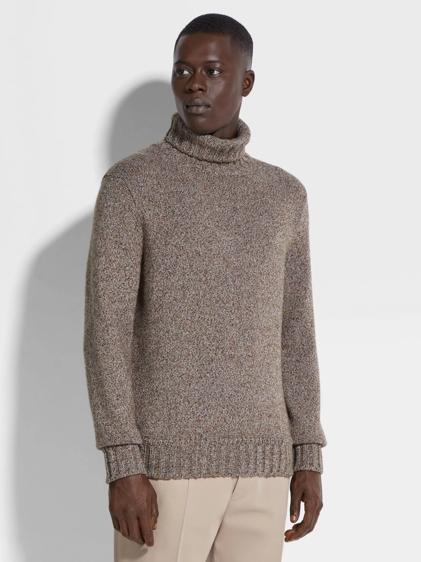 Store Dolcevita in Oasi Cashmere Dark Foliage e Tortora In Viaggio Con Stile | Maglieria
