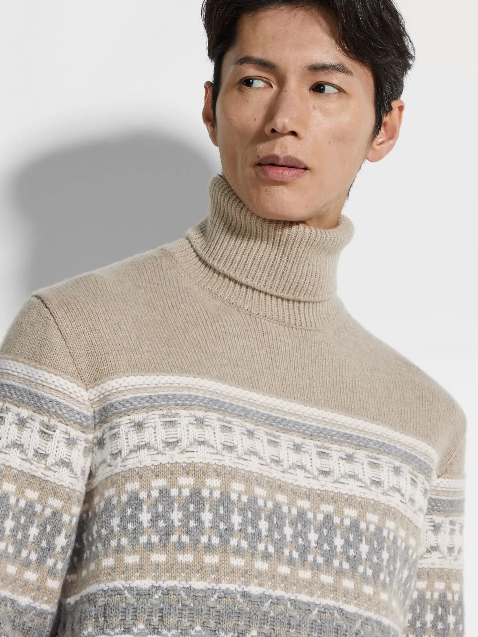 Sale Dolcevita in Oasi Cashmere Tortora Chiaro In Viaggio Con Stile | Maglieria