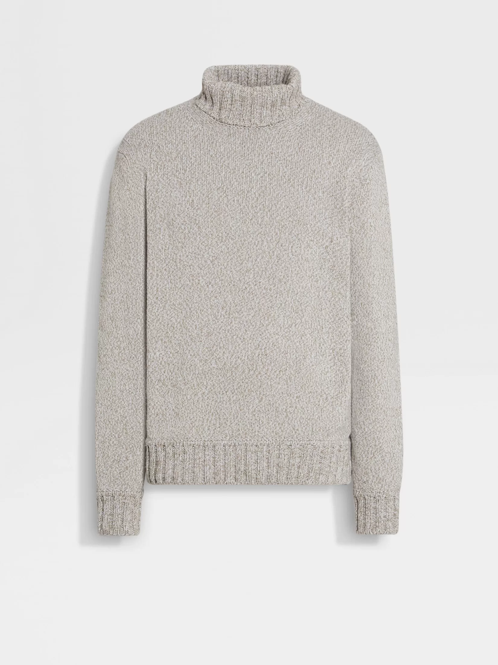 Best Sale Dolcevita in Oasi Cashmere Tortora Chiaro Mélange In Viaggio Con Stile | Maglieria