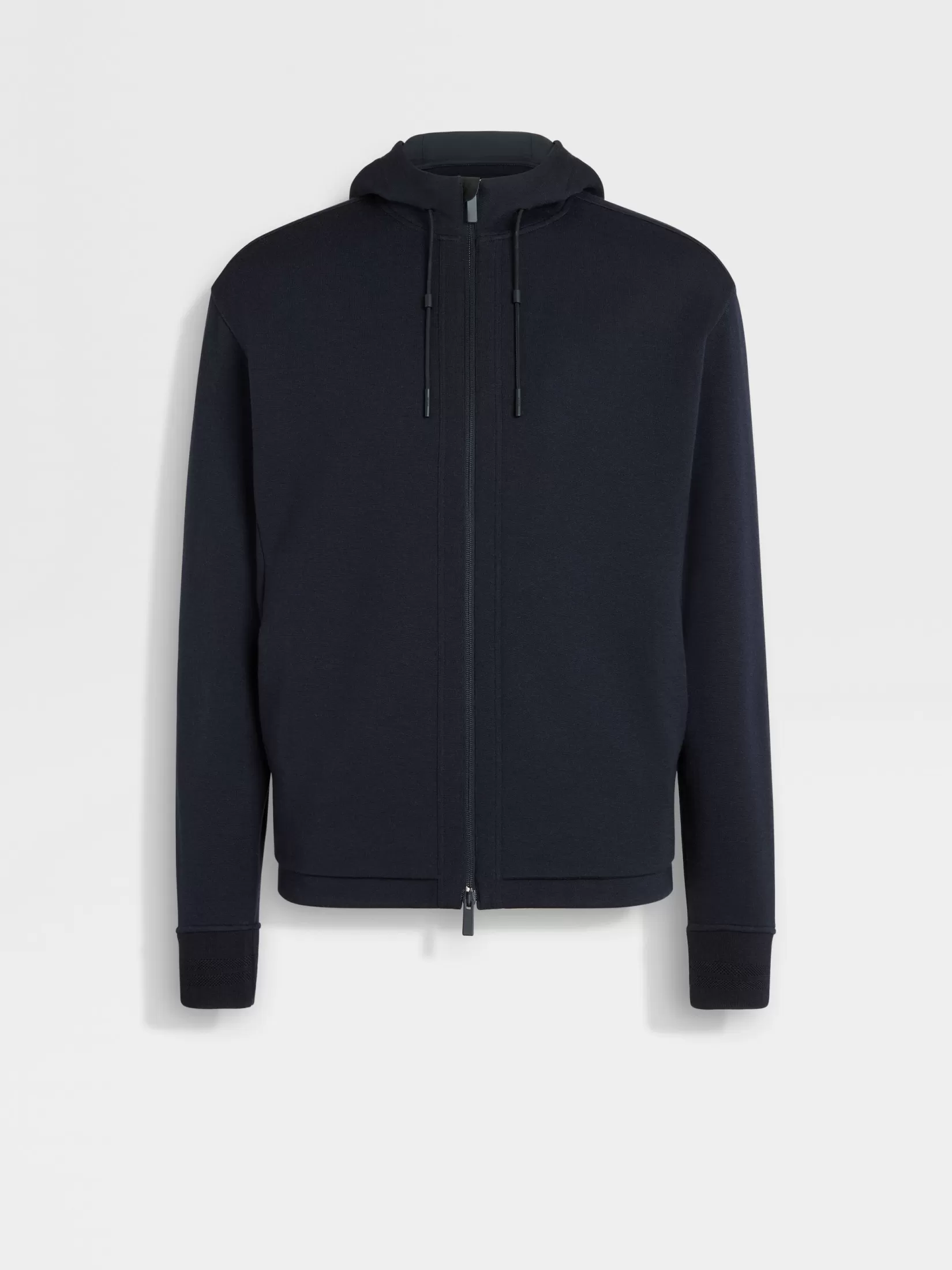 Cheap Felpa con Cappuccio in Misto Lana High Performance™ Blu Navy Joggers E Felpe