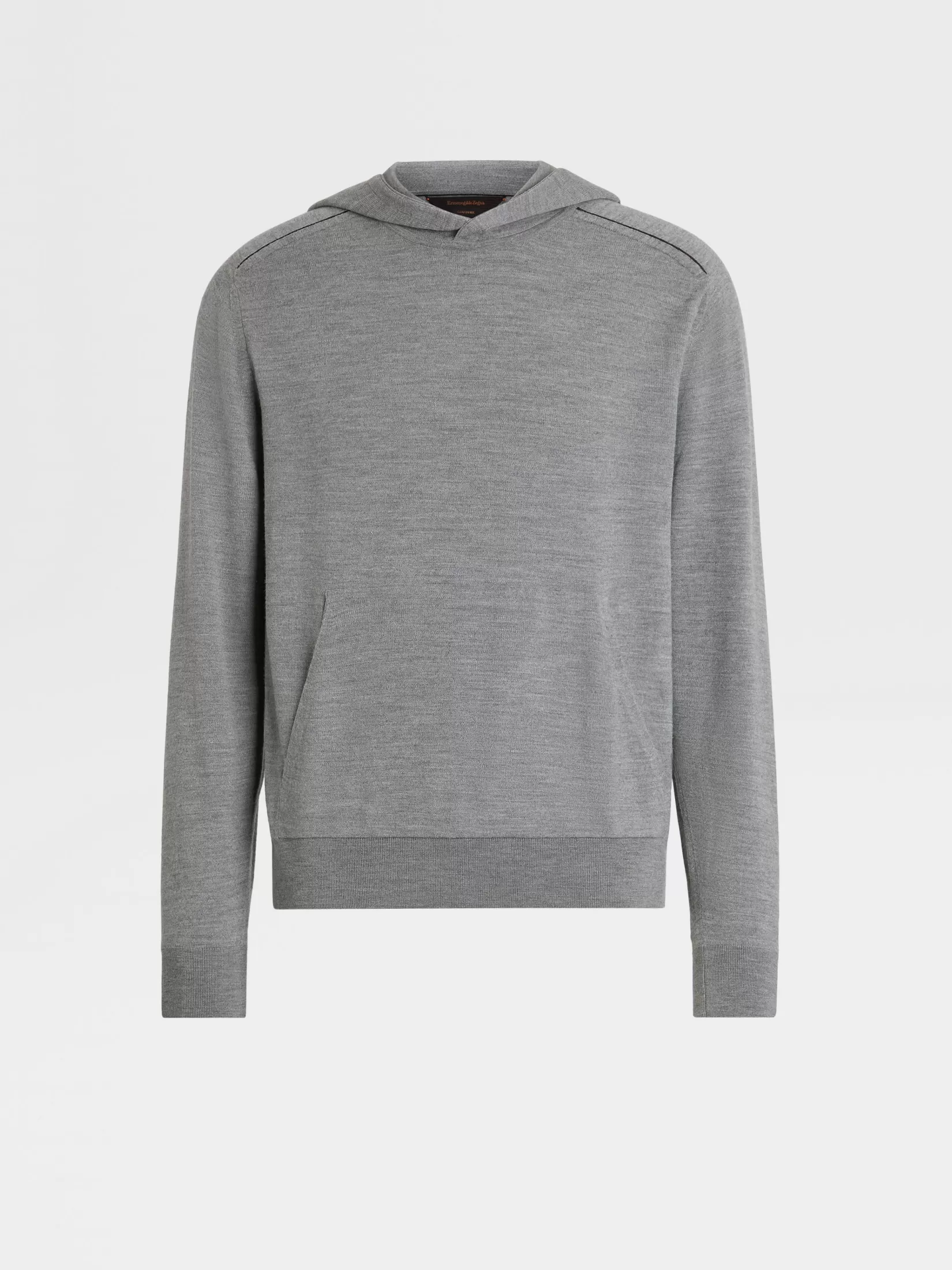 Best Felpa con Cappuccio 12milmil12 in Lana Grigio Mélange Joggers E Felpe | Maglieria