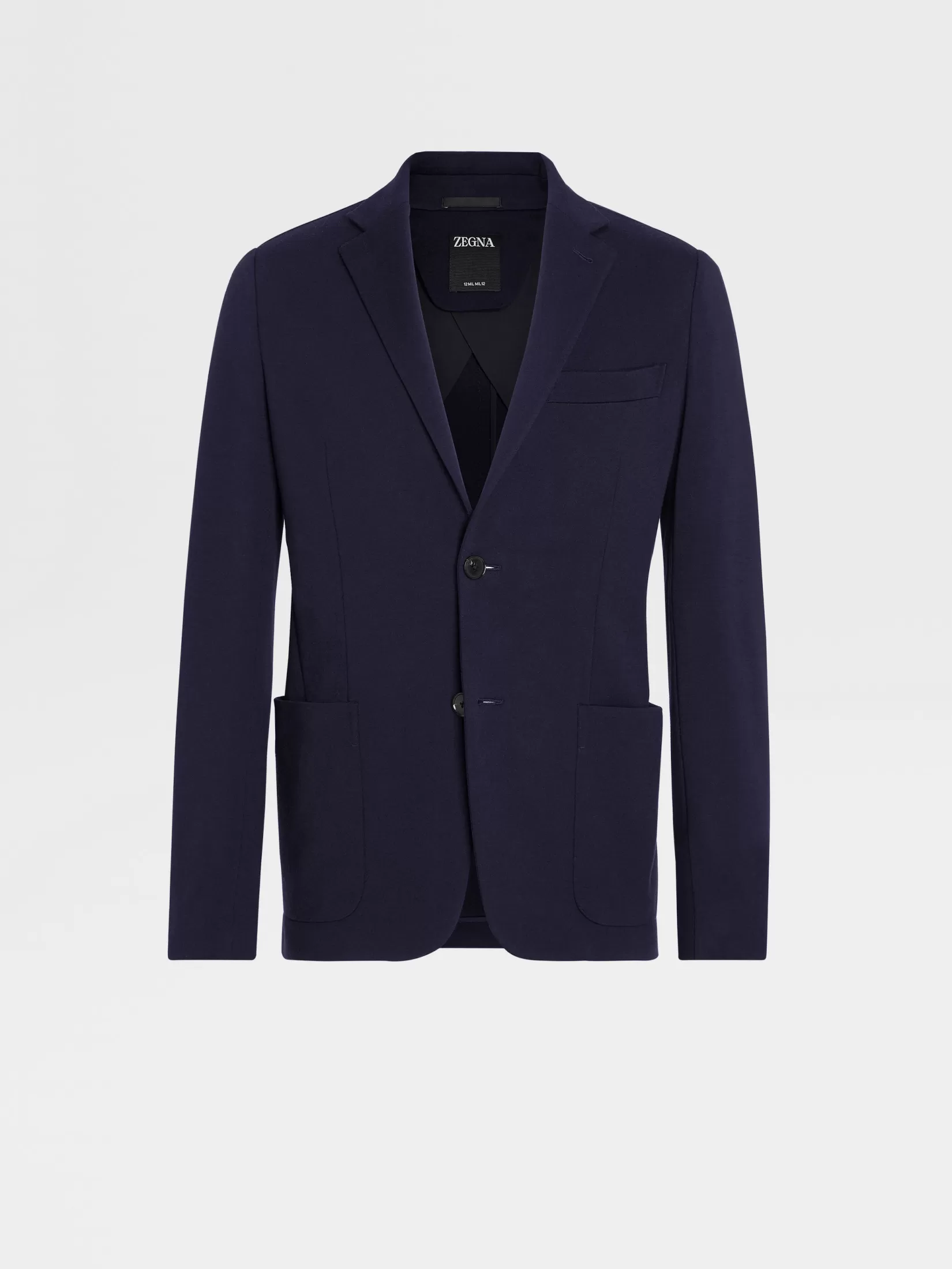 Cheap Giacca a Camicia in Lana 12milmil12 Blu Navy Blazer