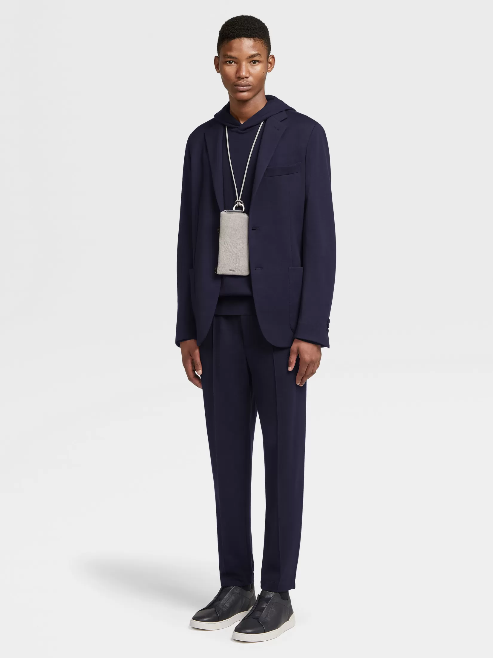 Cheap Giacca a Camicia in Lana 12milmil12 Blu Navy Blazer