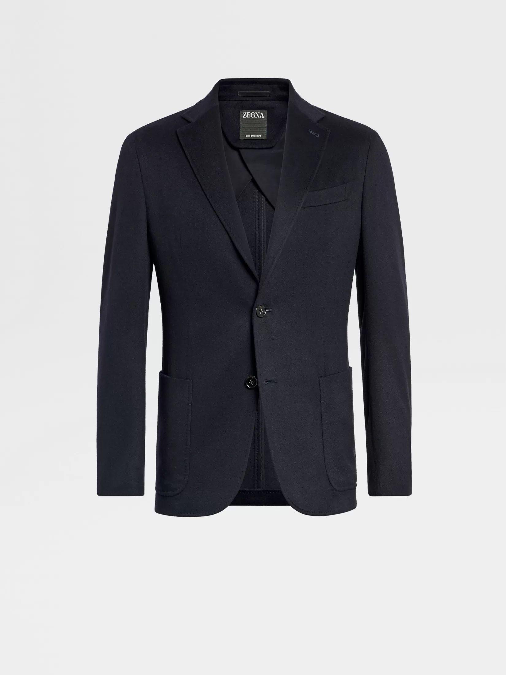 Clearance Giacca a Camicia in Oasi Cashmere Blu Navy Blazer