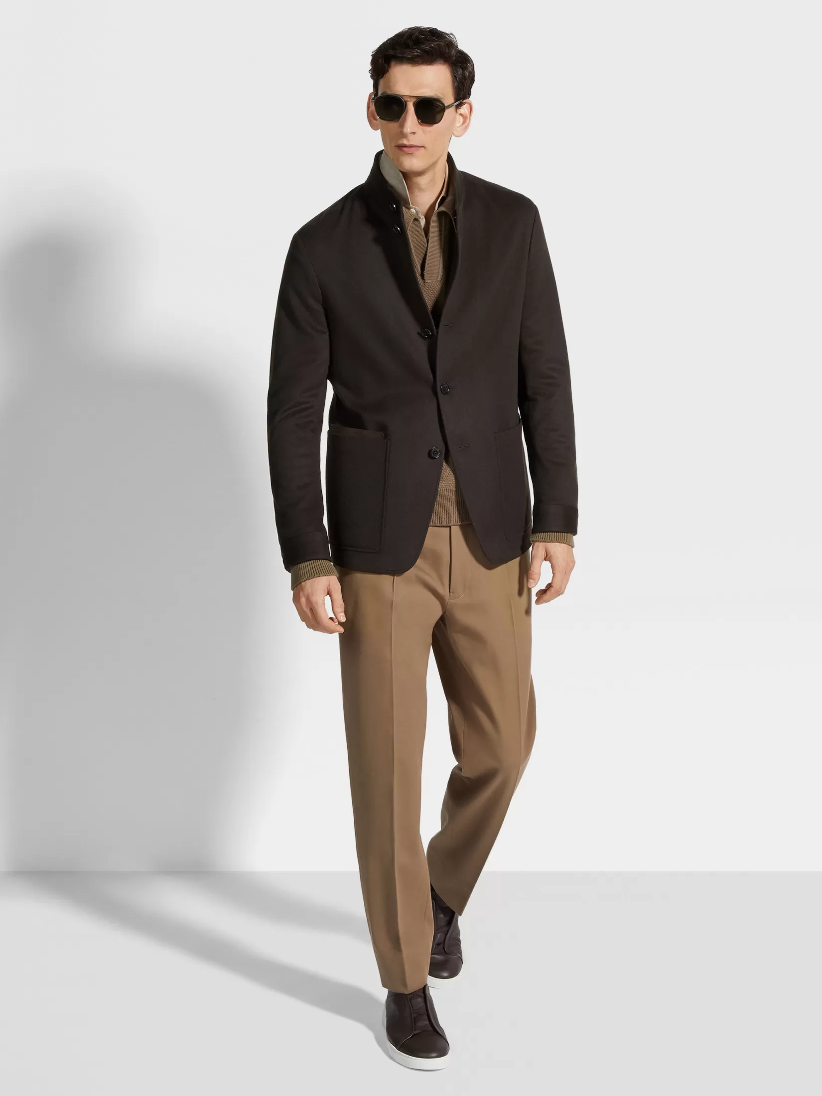 Outlet Giacca Il Conte in Oasi Cashmere In Viaggio Con Stile | Overshirts E Chore Jackets