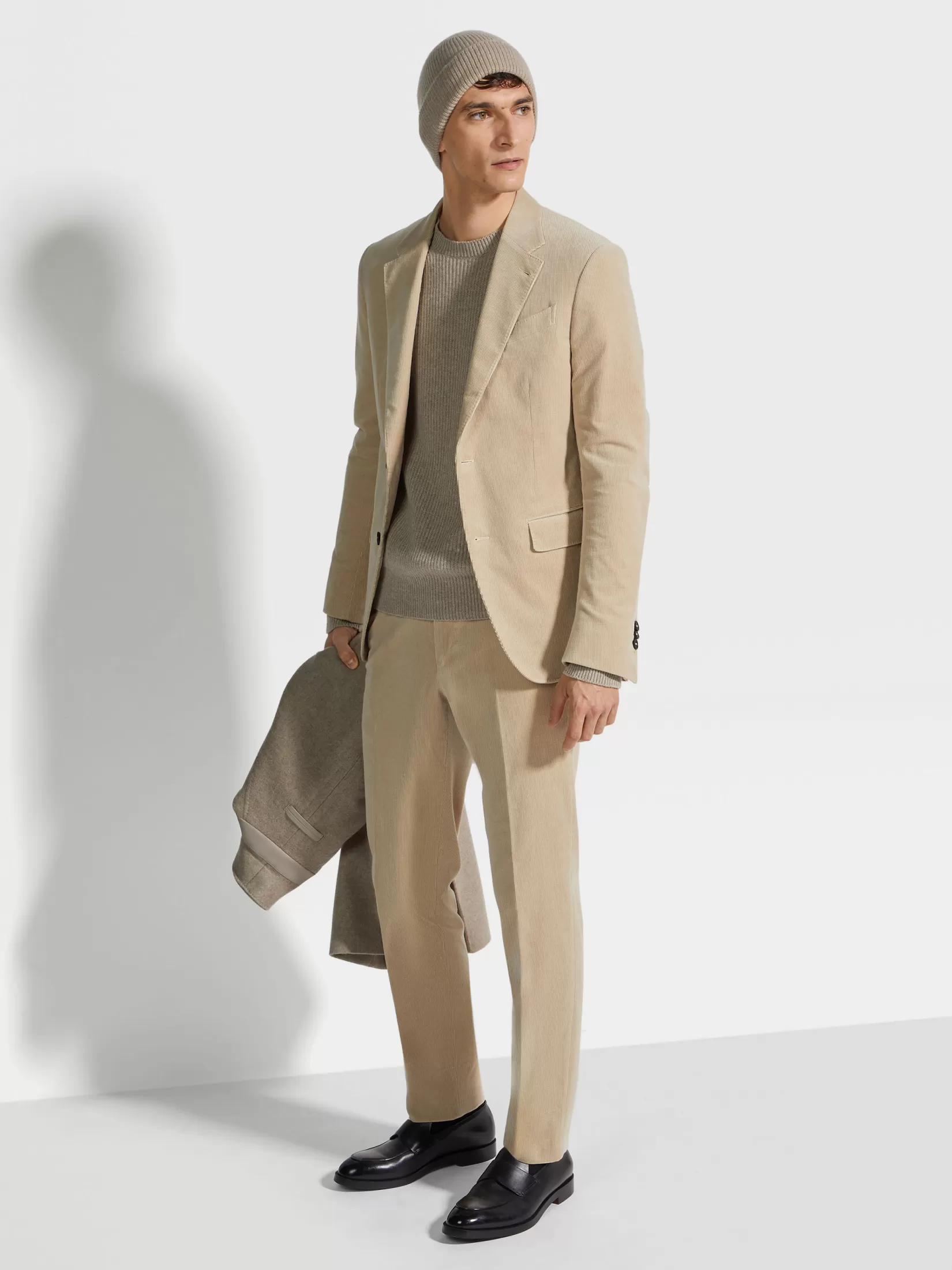 Discount Giacca in Cashco Beige Chiaro Blazer