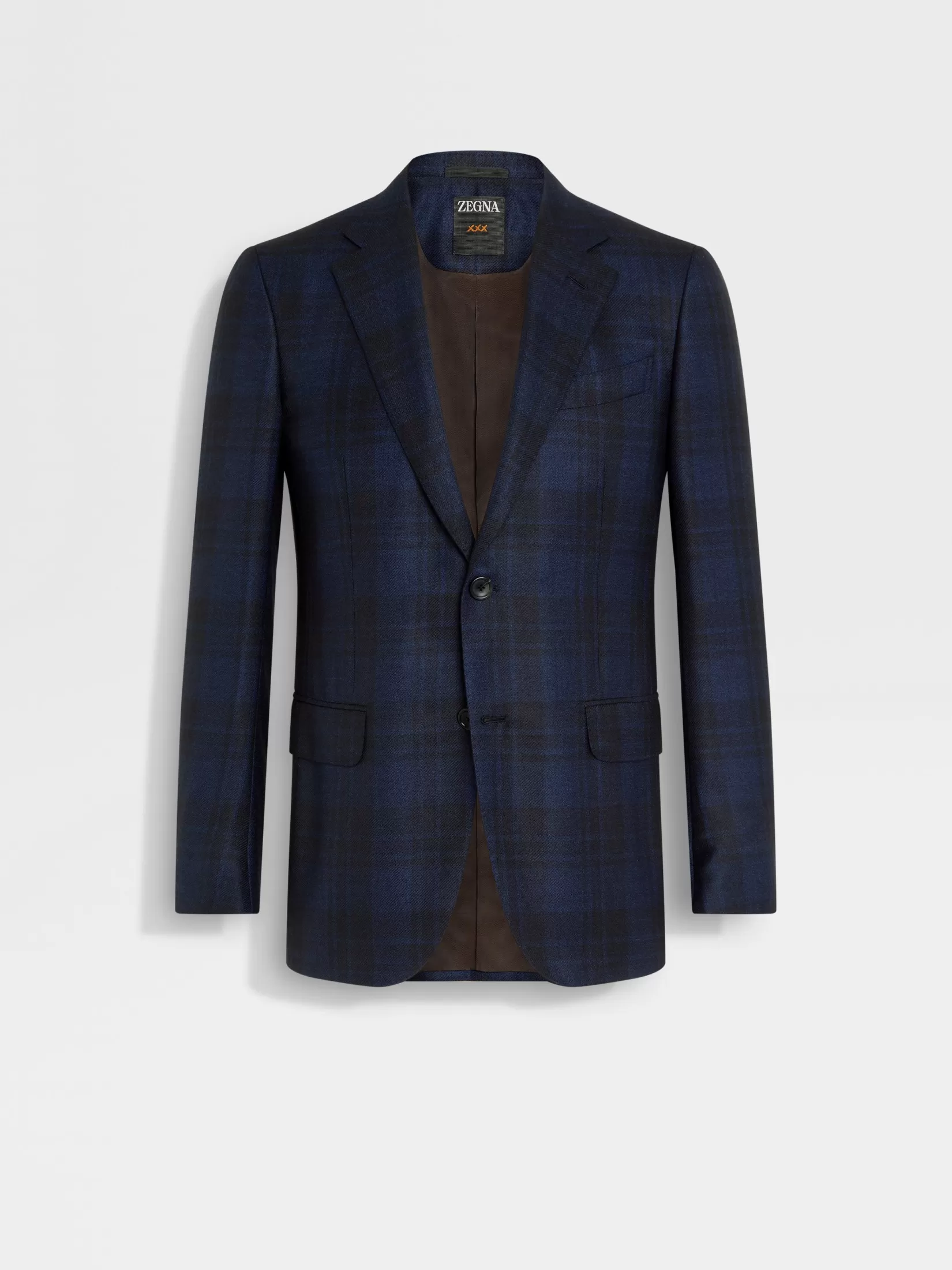 Shop Giacca in Cashmere e Seta Blu Navy e Blu Blazer
